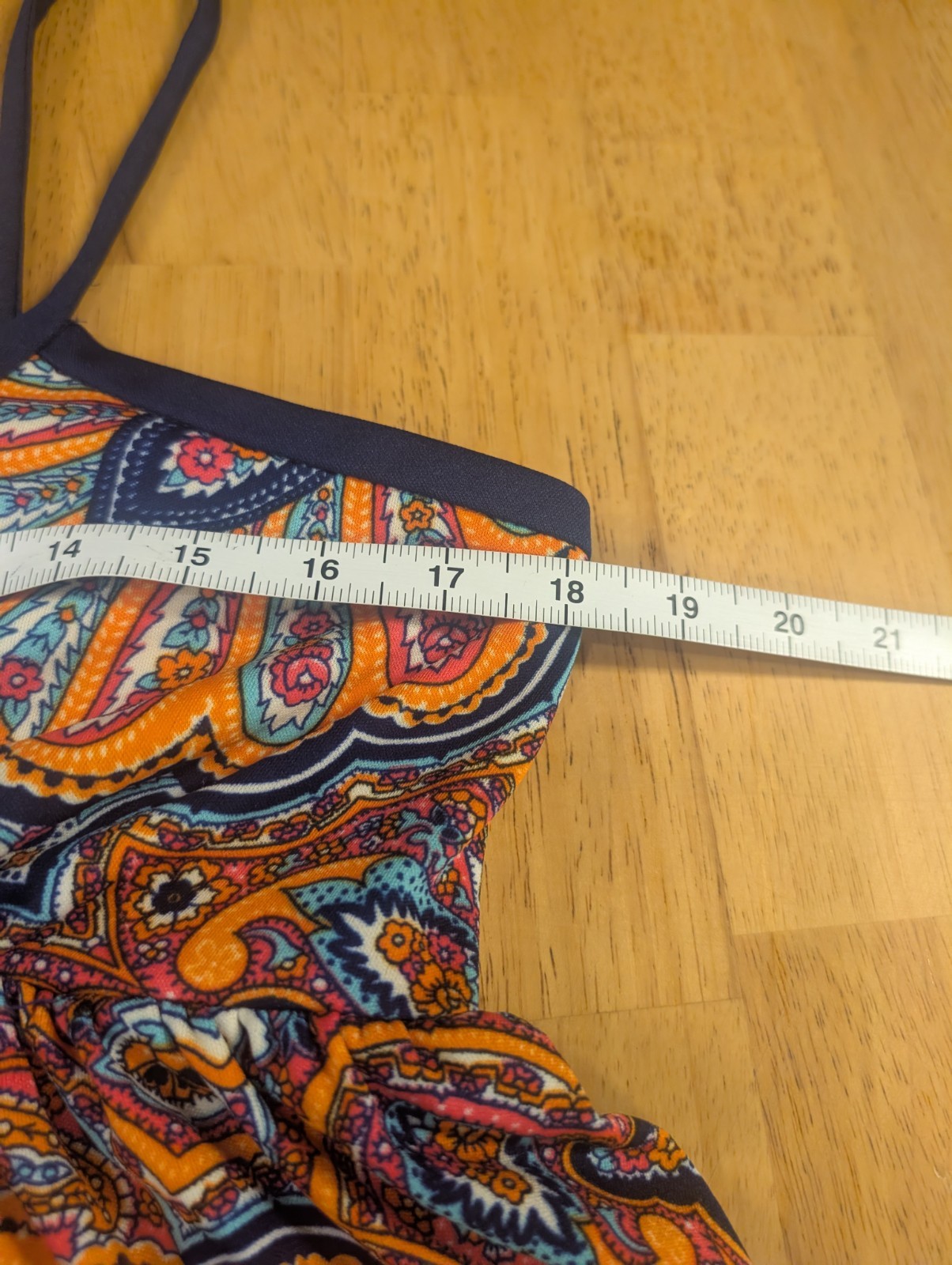 Vintage J Harlan 70s Maxi Dress Empire Waist Size M-L Psychedelic sundress boho