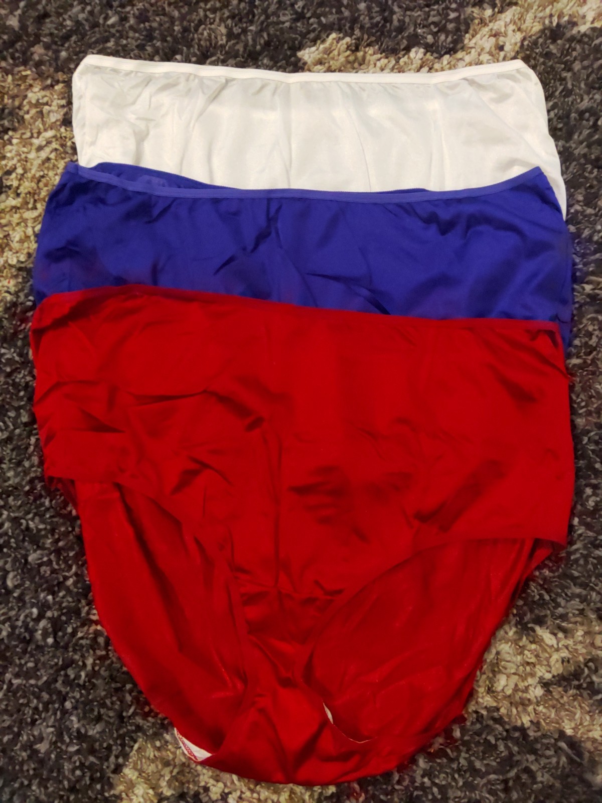 Lot Of 3 Size 13 vintage fruit of the loom 100% nylon panties « Fit For Me »