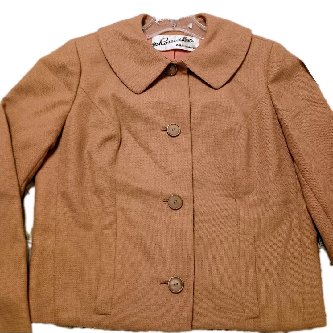 VTG 1940s 50&rsquo;s Ramsay New York Camel Wool Jacket Al Rosenthal&rsquo;s OKC MINT!