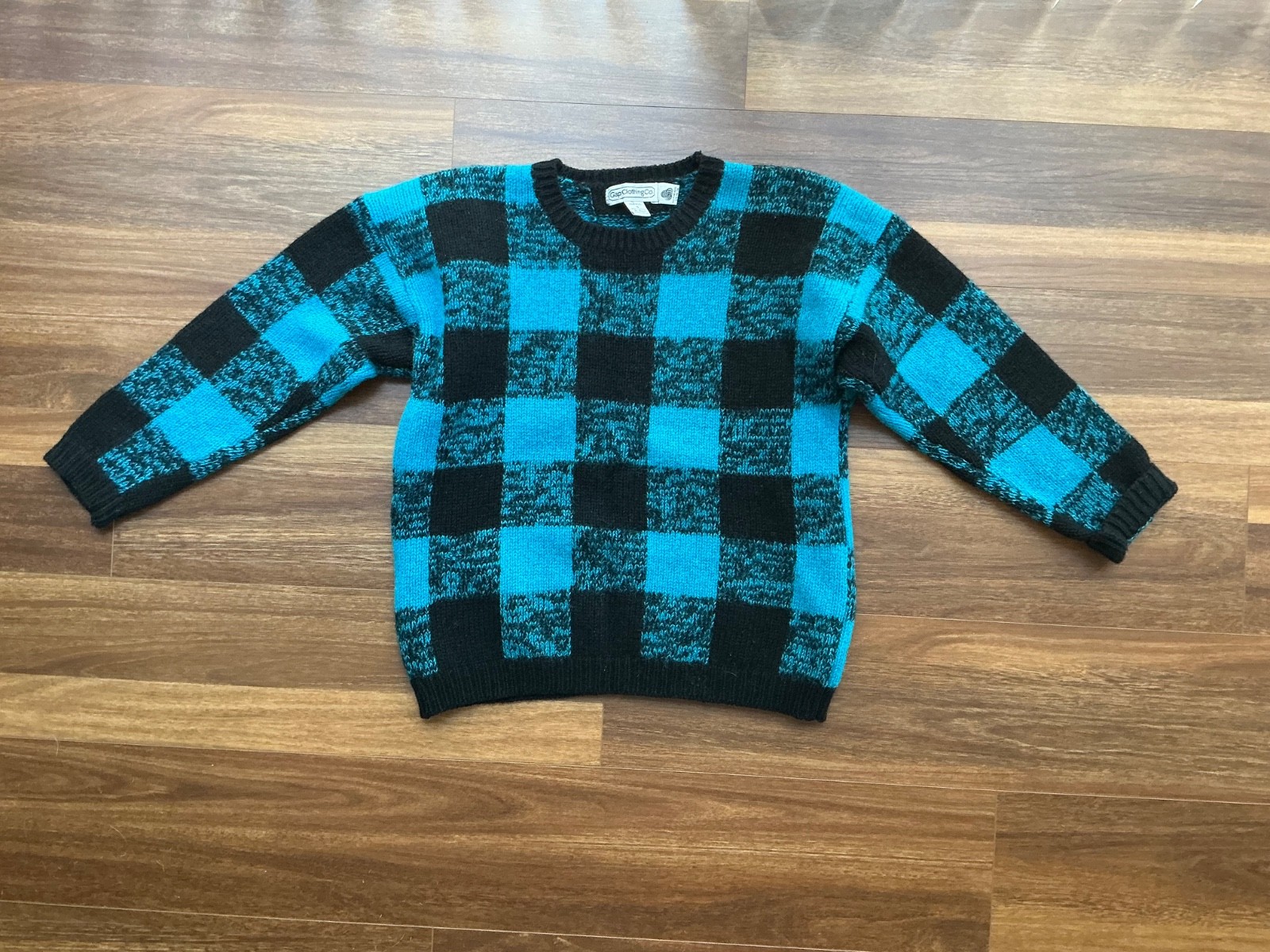 Vintage 1980’s Gap Clothing Co 100% Wool Sweater Made In Hong Kong Women’s Small
