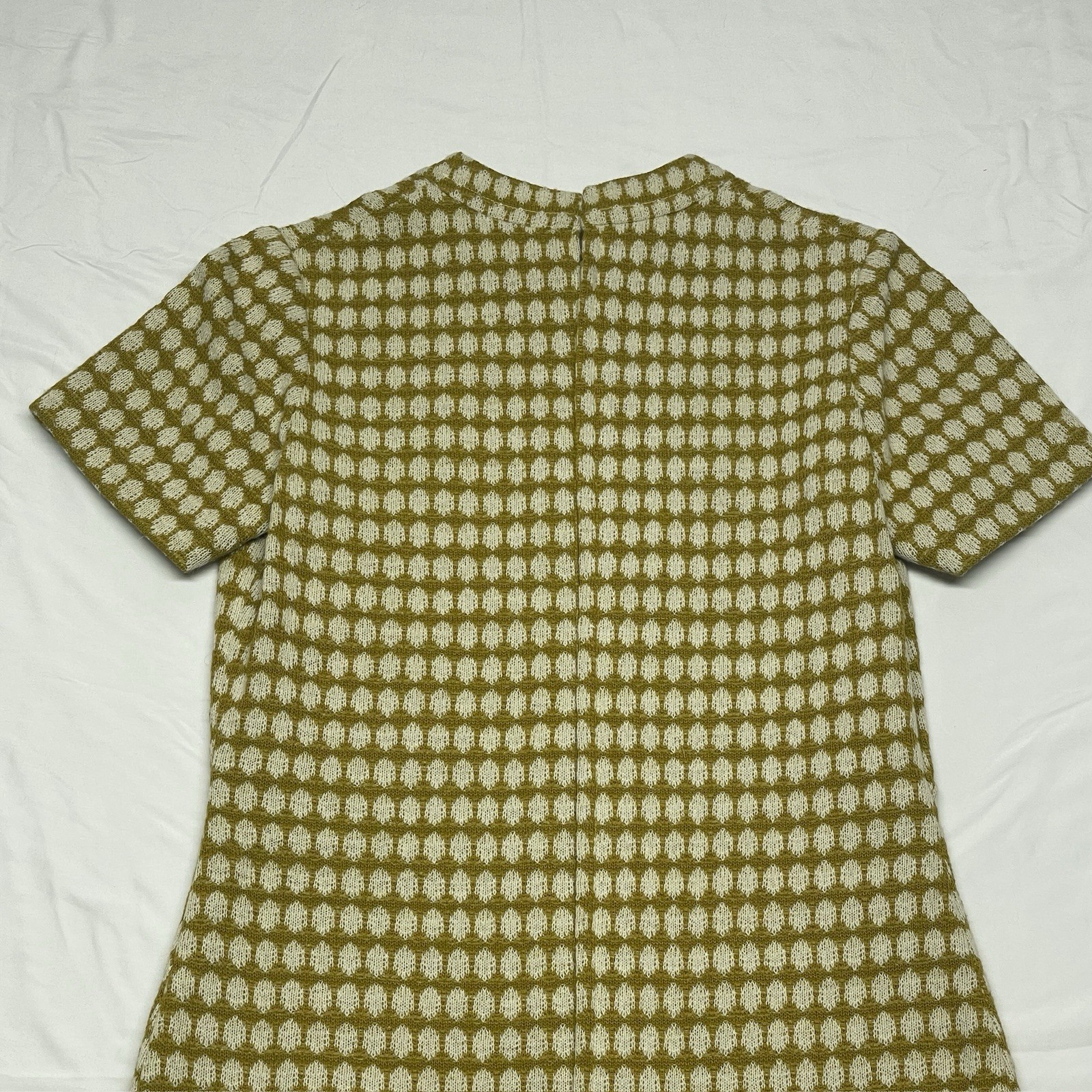 Vintage Handmade Shift Dress Small 30&Prime; Bust Knee Length Mod 60s 70s Style