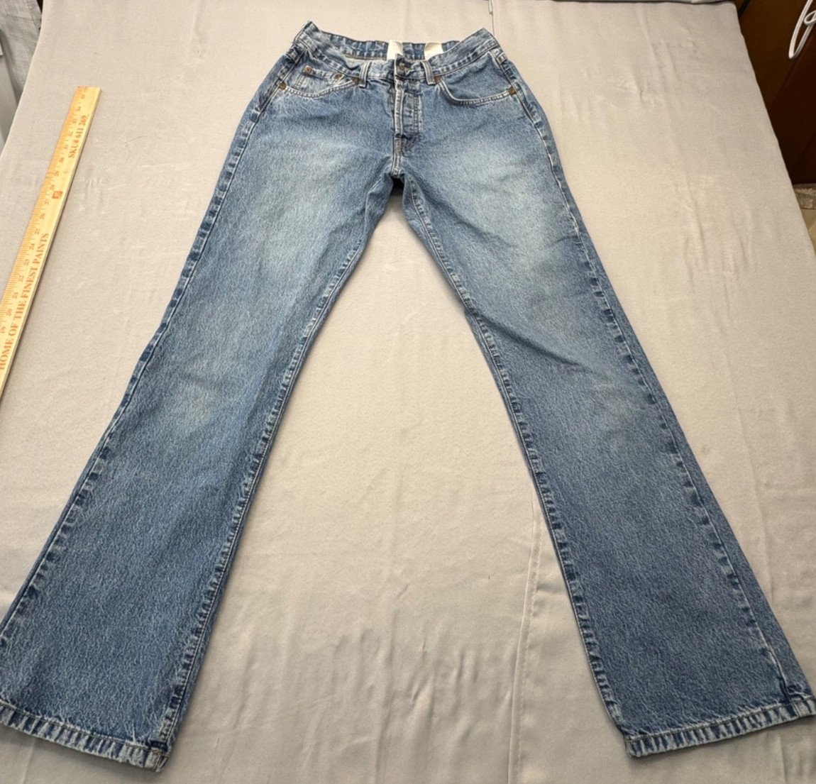 Lucky Brand Jeans Y2K Womens 4/27 Blue Denim Bootcut Flare Regular Fit Vintage