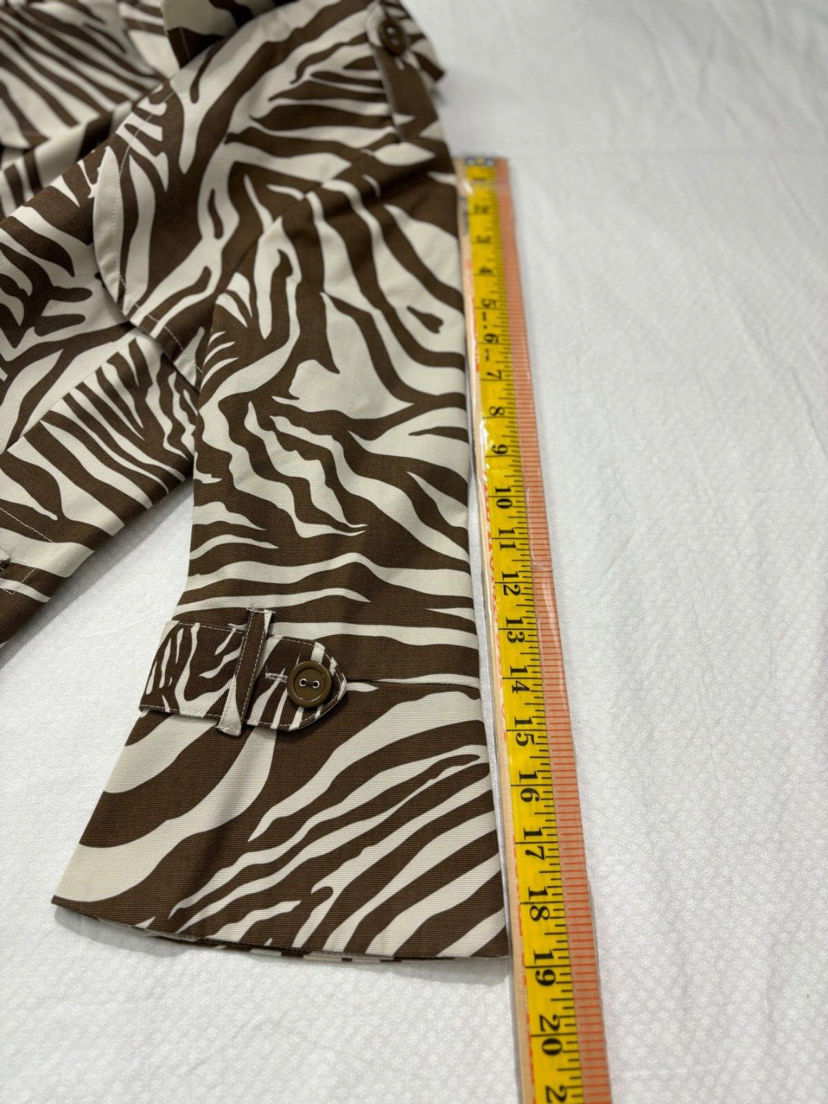 Rafaella Vintage Career Designer Jacket Giraffe Print Tailored Buttoned Lined