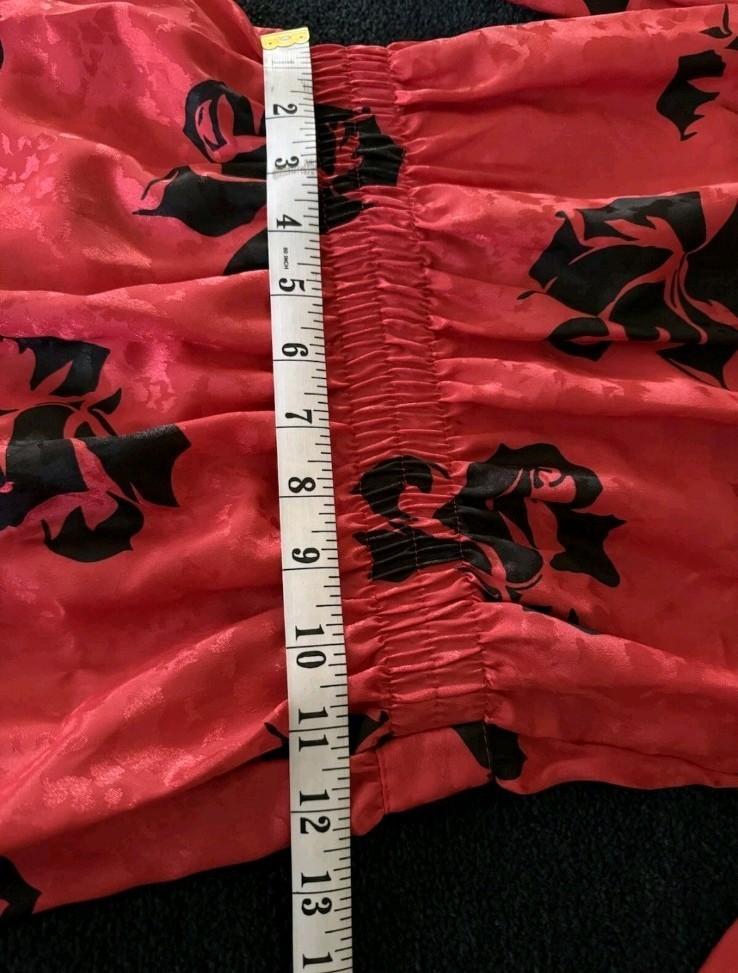 Jonathan Martin Vintage 80s Red Wrap Dress Whimsigoth Alt New Wave