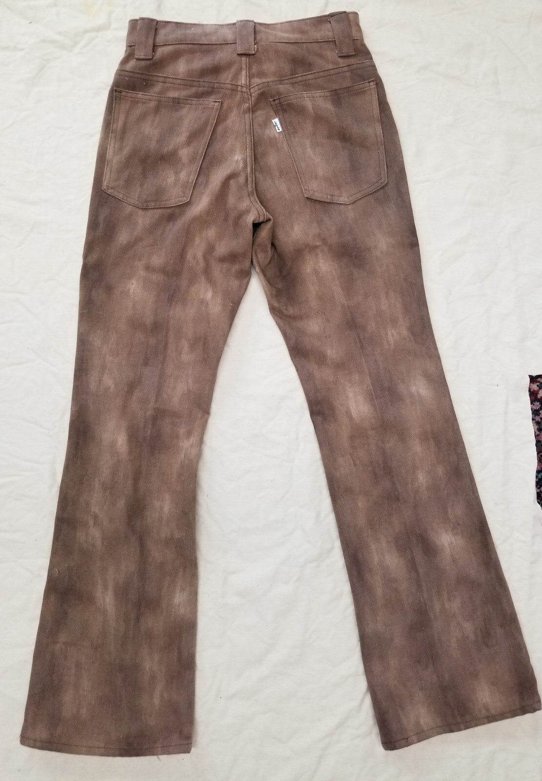 Vintage Levis White Tag Big E Cargo Bush Pants Brushed Cotton Jeans 28×29.5