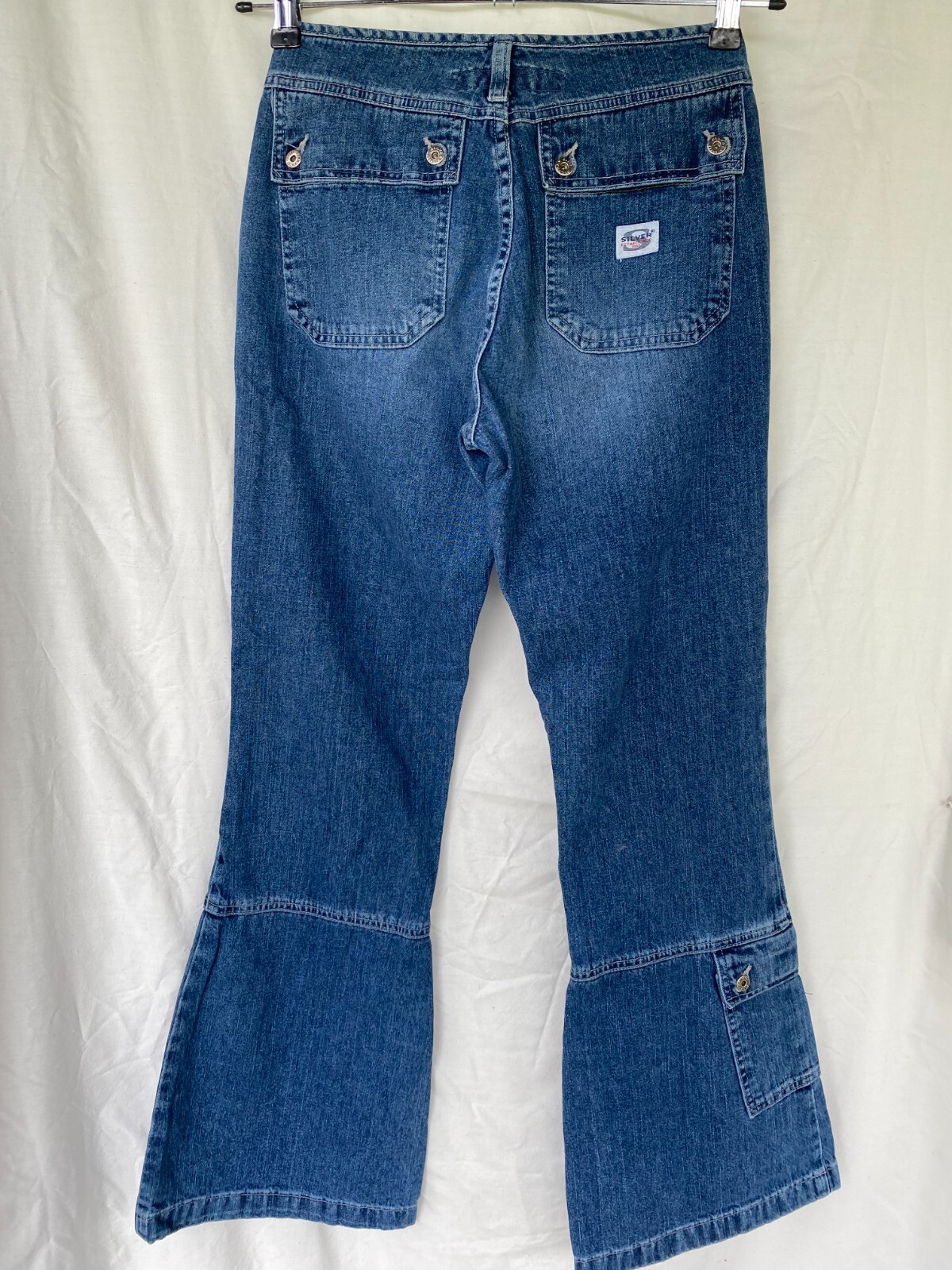 VTG..SILVER CLOTHING CO..BELLBOTTOM..DENIM..JEANS..WOMEN 3