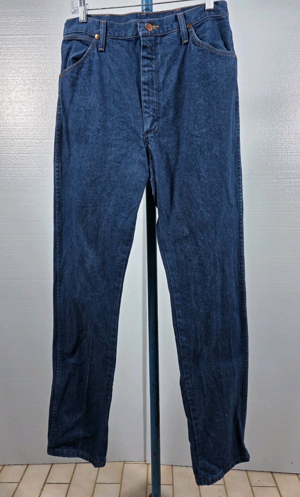Vintage Wrangler 14MWZG Women&rsquo;s Cowboy Cut Slim Fit Jeans Made in USA 13×34