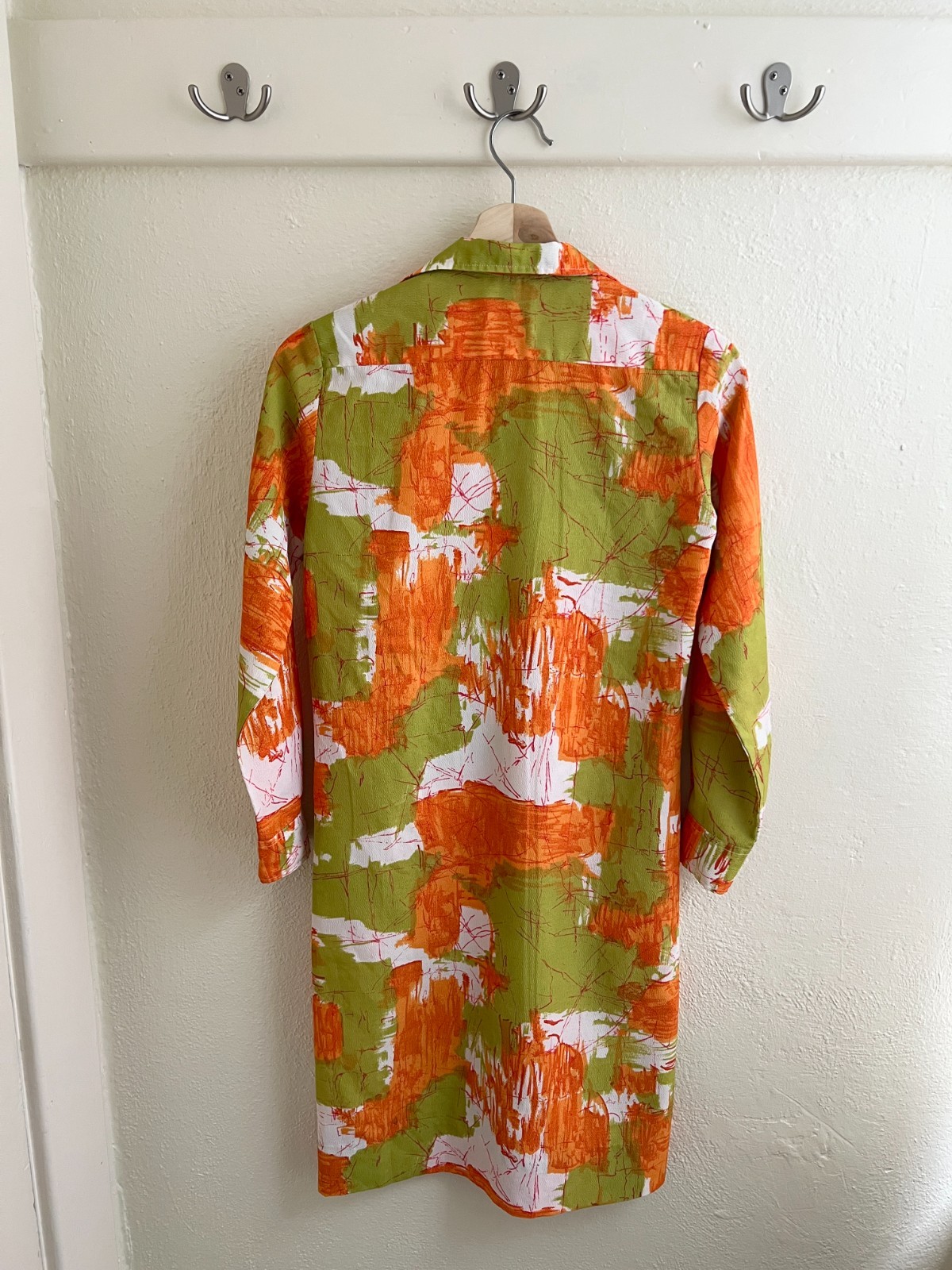 Vintage Mod Button Up Dress XS/S