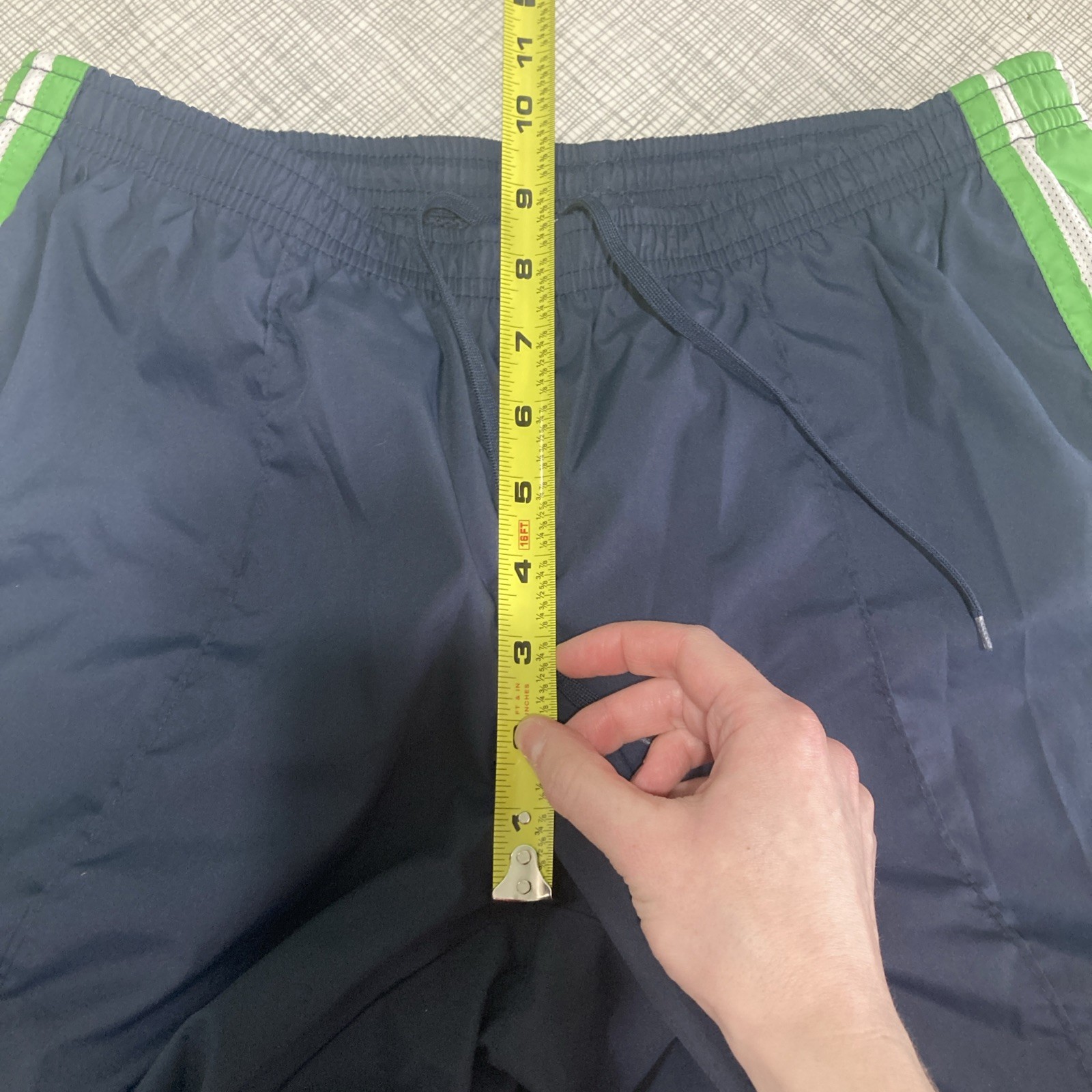 VTG Y2K Old Navy Track Pants Medium Low Rise Mesh Lined Ankle Zip Back Pocket