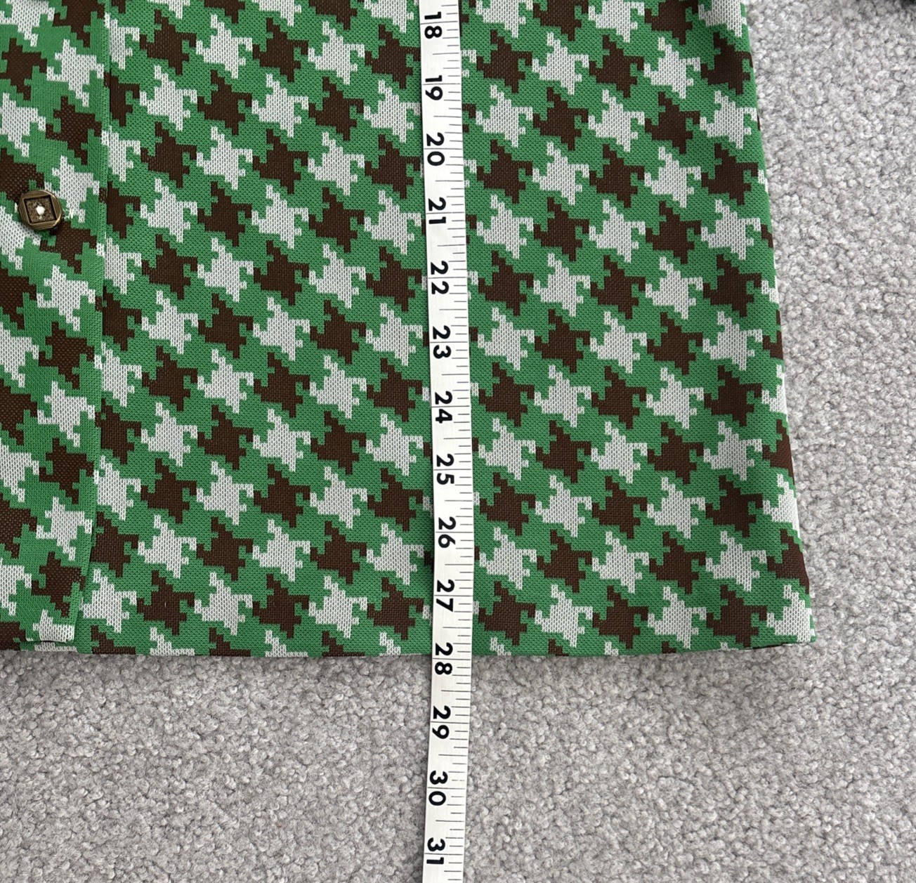 Vintage 70’s/80’s Print Button Up w/ Pointed Collar Women&rsquo;s Size Large,Unbranded