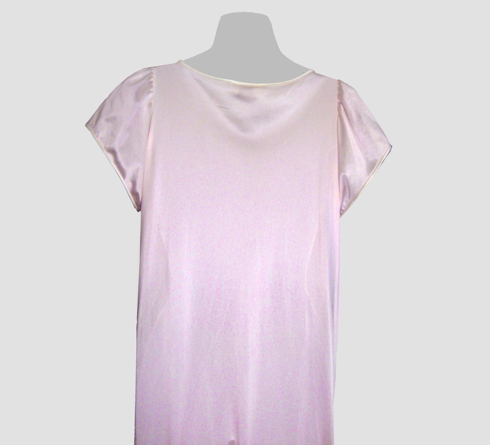 VTG VANITY FAIR PRETTY PINK PEIGNOIR SET LOVELY EVERYDAY LOOK COMFORTABLE USA SM