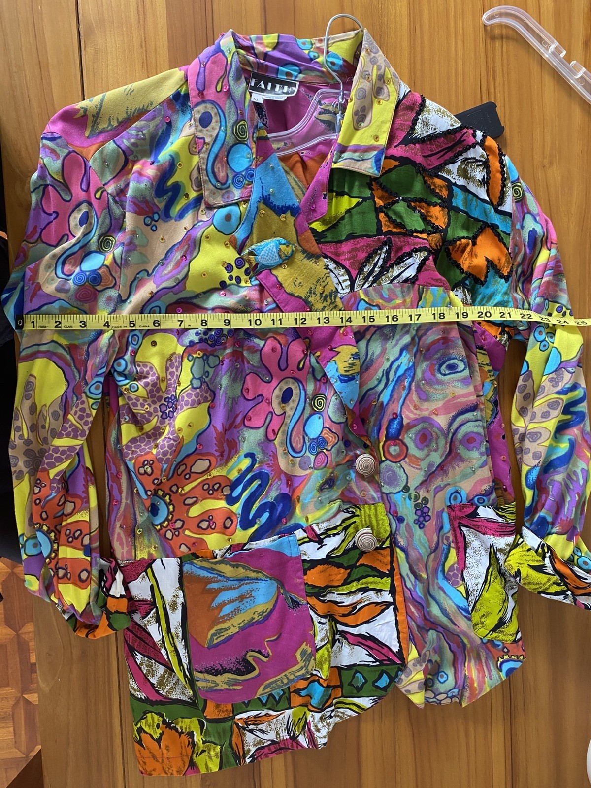 Faith mini dress with matching jacket – sequins – Vintage 1980&rsquo;s
