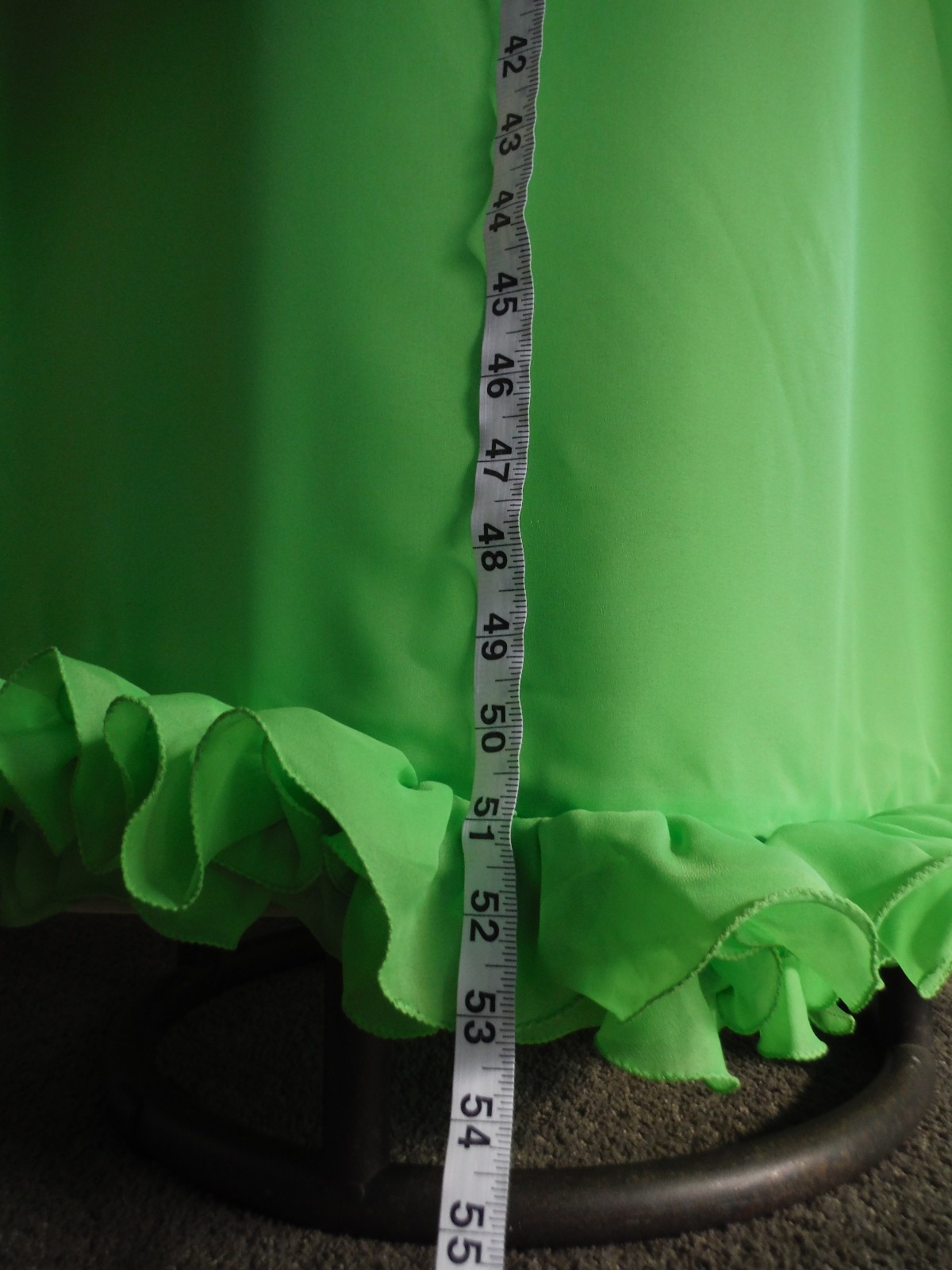 STUNNING & GORGEOUS!! RARE VTG Maxi Robe Wrap Gown 50s/60s? LOTS of Ruffles! S/M
