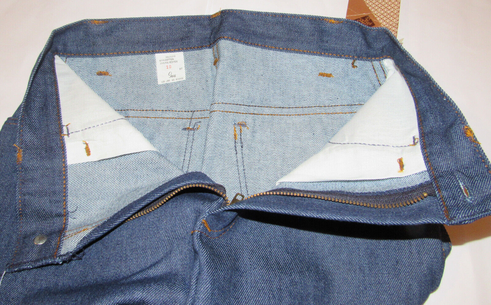 VTG 1970s SEARS UNUSED WOMEN&rsquo;S JEANS! &lsquo;JEANS THAT FIT&rsquo;! 10 PETITE/REGULAR HIPS