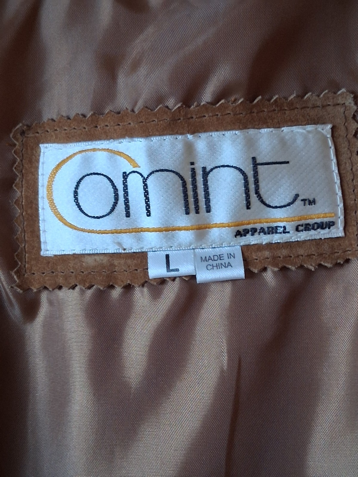 Vintage 1990s Comint Brown Suede Fringed Beaded Hippie Western Grunge Coat