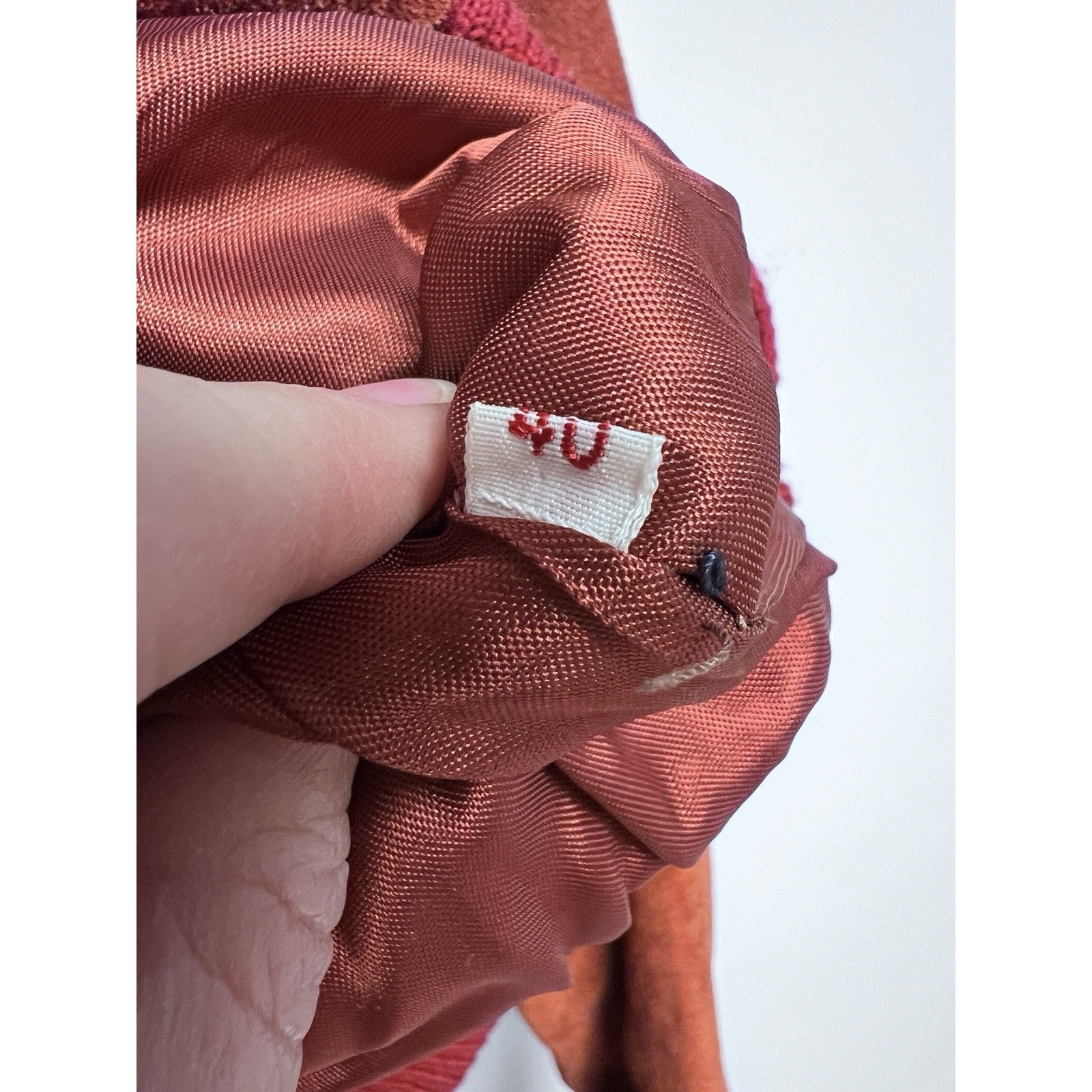 Vintage 1970&rsquo;s Rust Orange Suede Bomber Jacket Womens Small Leather Groovy 70s
