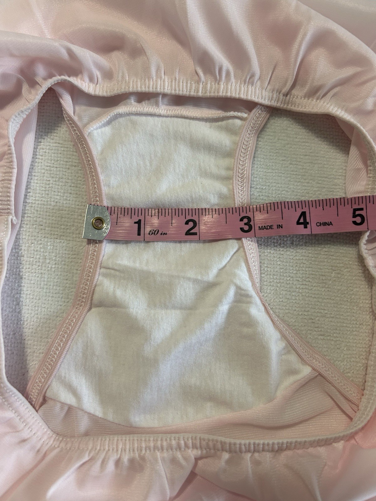 Vintage Sears 100% Nylon Full Cut Briefs Panties Size 8 Nude Beige Tricot 1 Pair