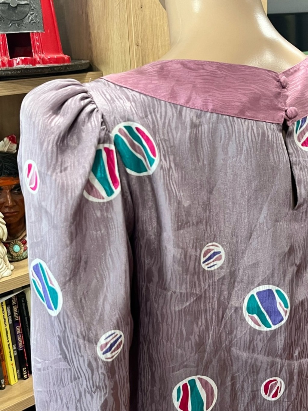 Flora Kung Silk Planet 1980’s shift Dress