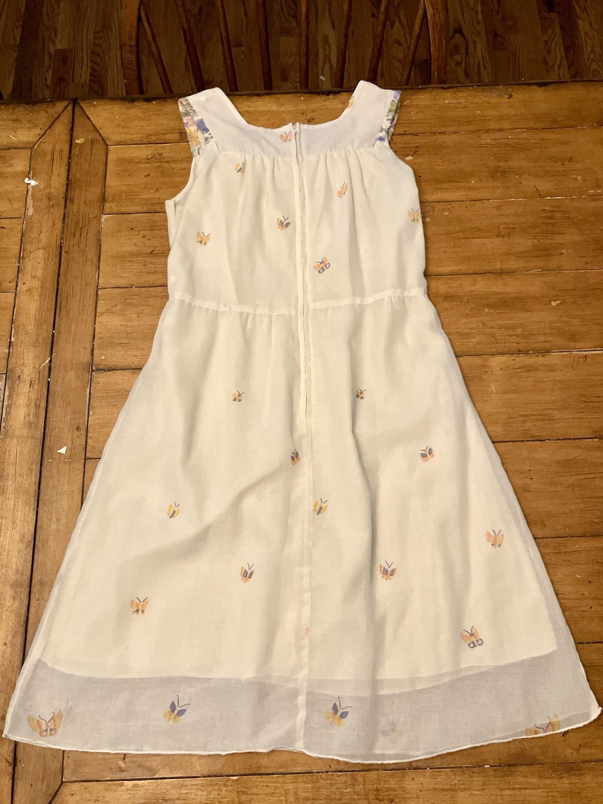 PBJ By Jerell 60&rsquo;s 70&rsquo;s Retro Boho Hippie Dress Butterfly Floral XS/S