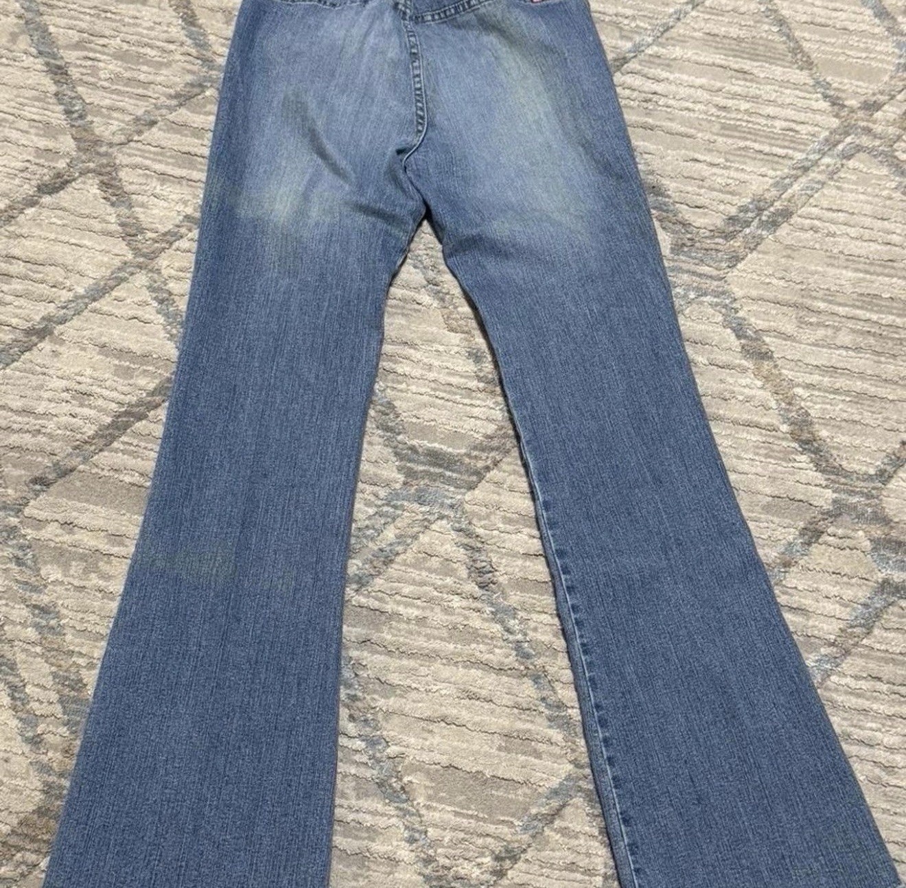 Bubblegum Y2KBlue Bootcut Jeans 7/8 Adjustable Waist BG1956-775AVSZ