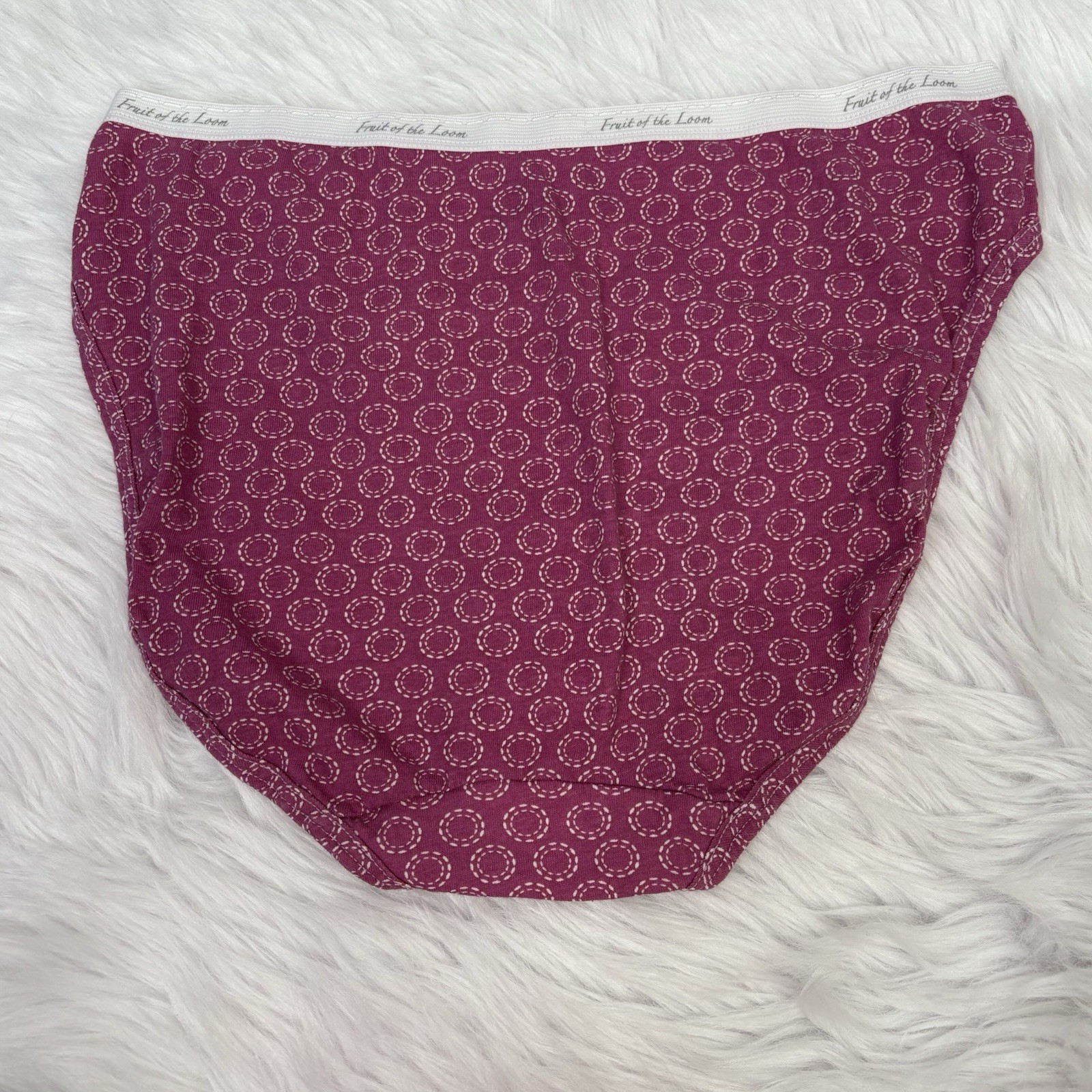 Fruit Of The Loom Bikini Hi Cut Panties Underpant Women’s Size 9 XXL Cotton Vtg?