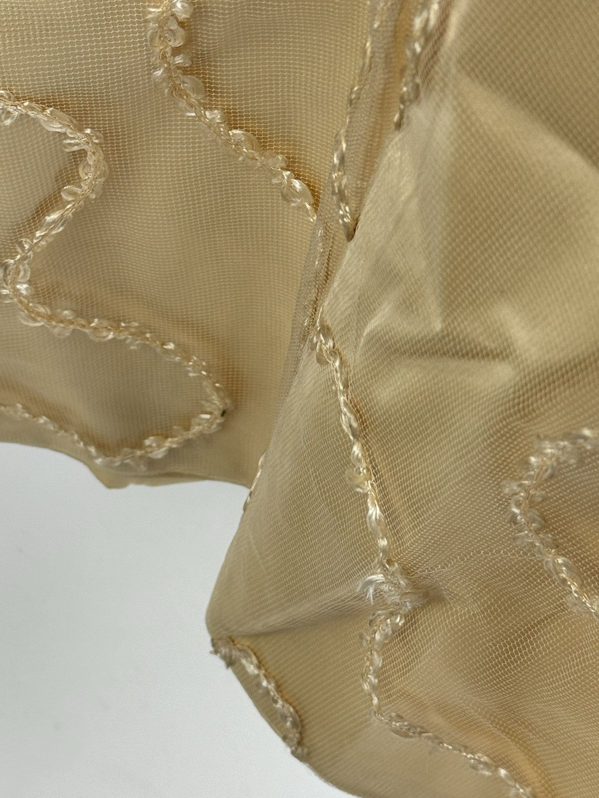 Vintage 1960s Fazzi By Howard Norm Gold Mesh Satin Swing Coat Overcoat RARE