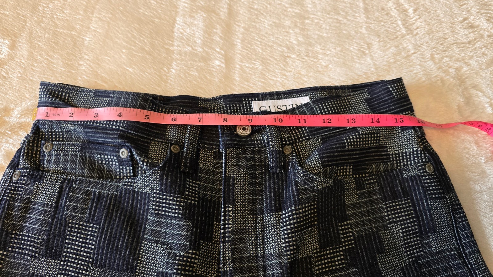 ☆ Gustin ☆ California Patchwork Pants (Size 32) Straight Fit Streetwear Skater