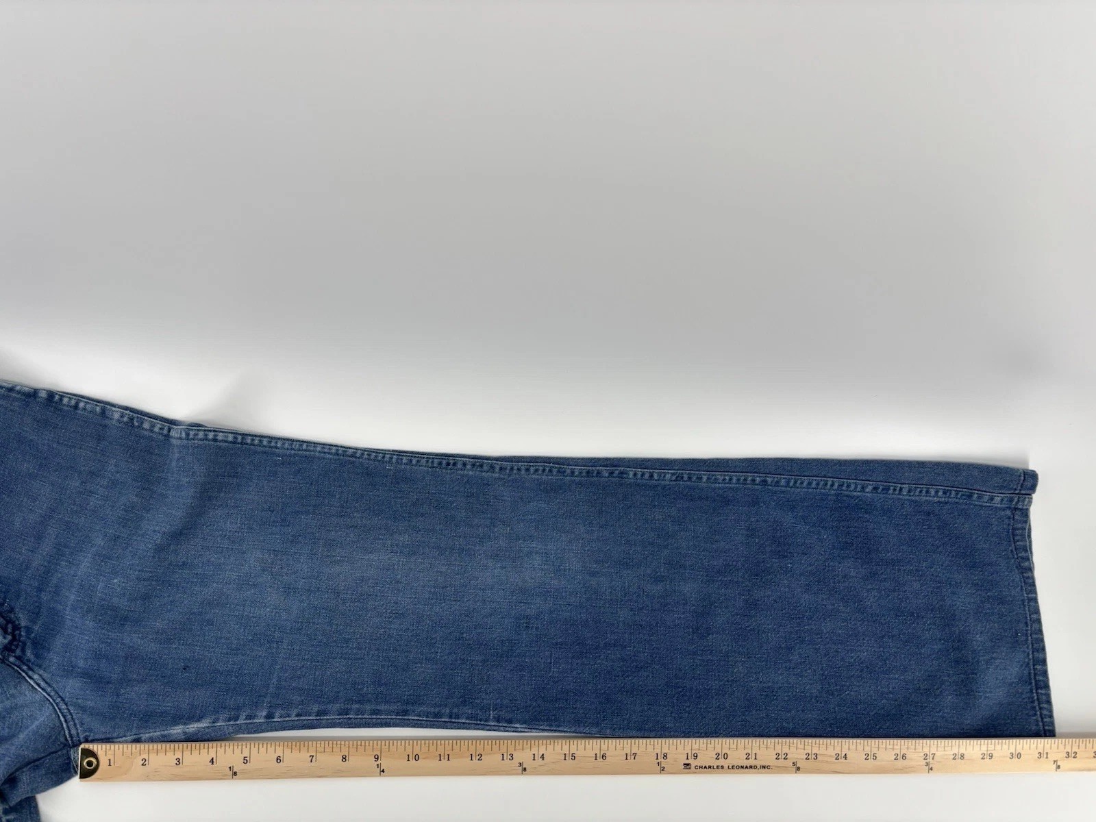 Vintage Maverick Jeans 24×31.5 Flared High Rise Rare Embroidered Pocket Hippy