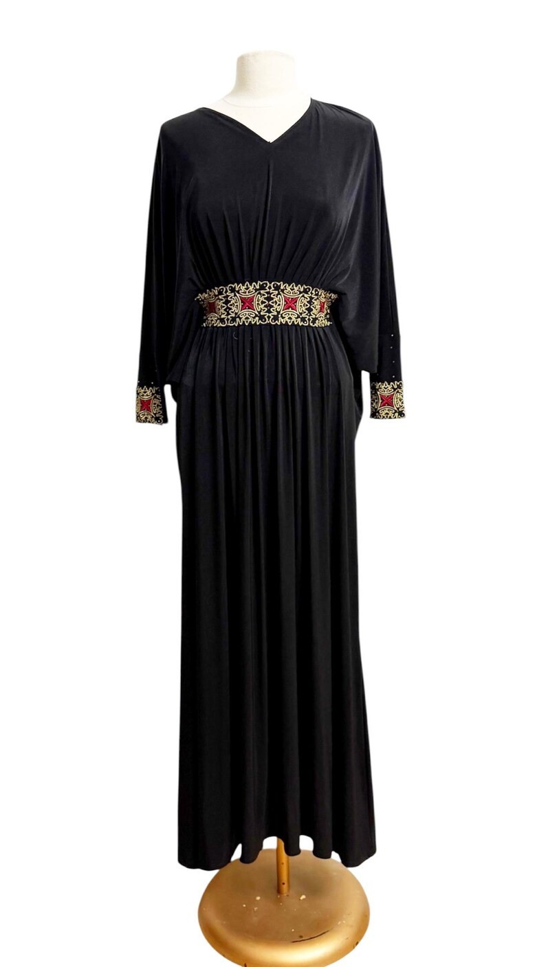 1970s Caftan / Vintage Caftan / Studio 54 Dress / Disco Dress / One Size