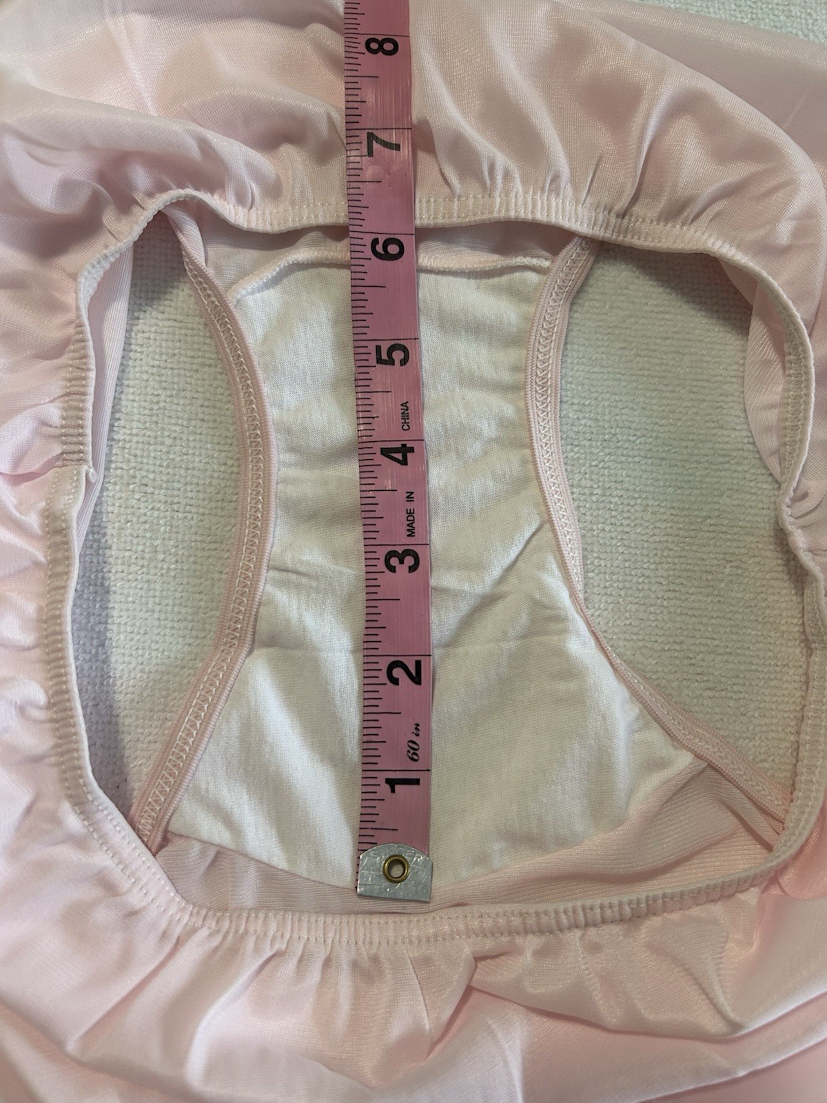 Vintage Sears 100% Nylon Full Cut Briefs Panties Size 8 Nude Beige Tricot 1 Pair
