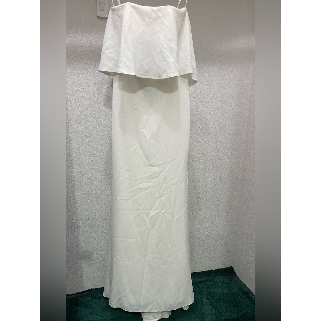 Whispers & Echoes White Strapless Wedding Dress Size 4