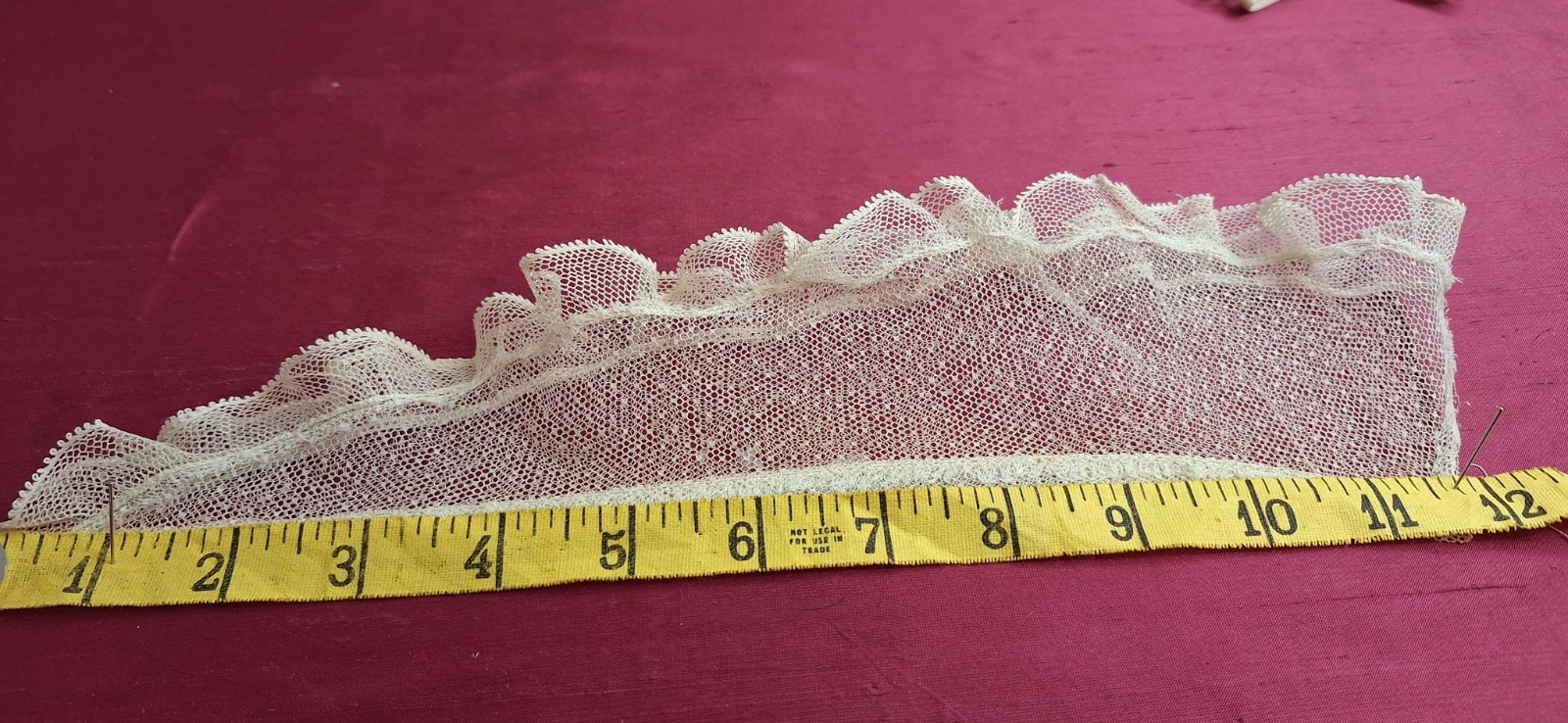 Antique Edwardian Victorian 4 White Cotton Handmade Collars Beautiful