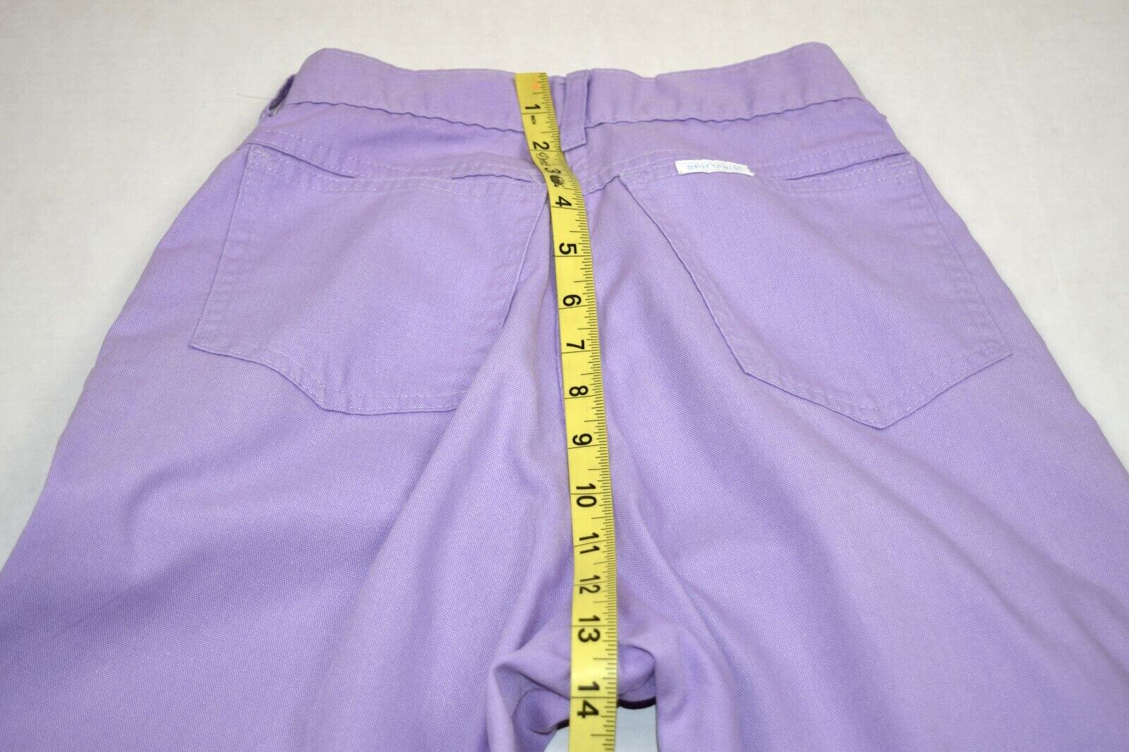 Vintage Pants Size S/M 70s Brittania Soft Lavender Purple Straight Leg High Rise