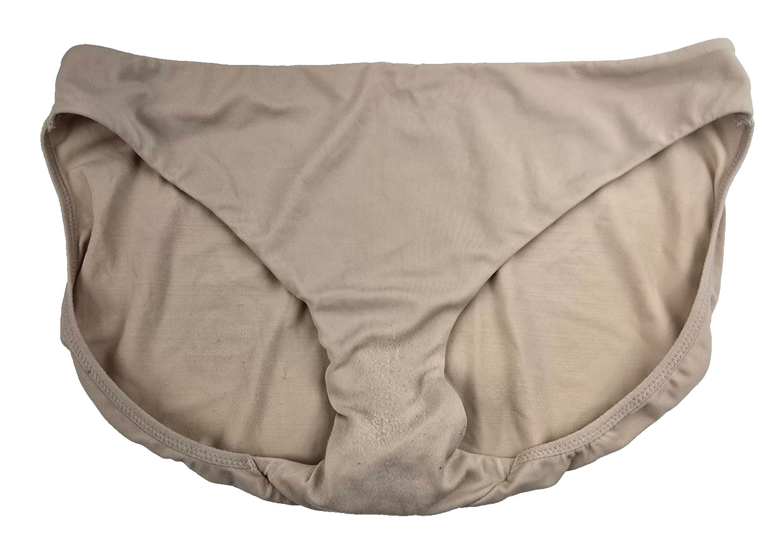 Vintage Gilligan & O&rsquo;Malley Hipster Microfiber Panties Silky 6 M Taupe READ