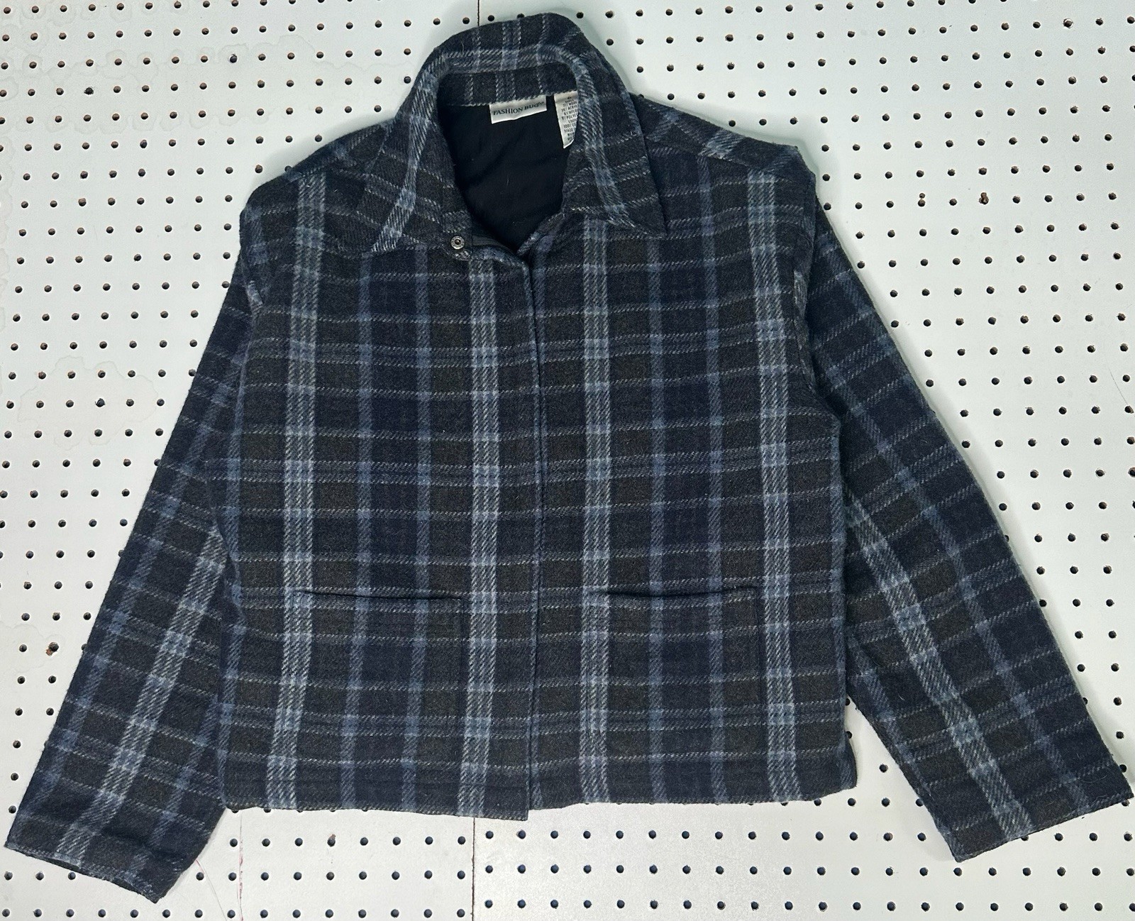 Vintage Wool & Cotton Jacket Size Medium Fashion Bug
