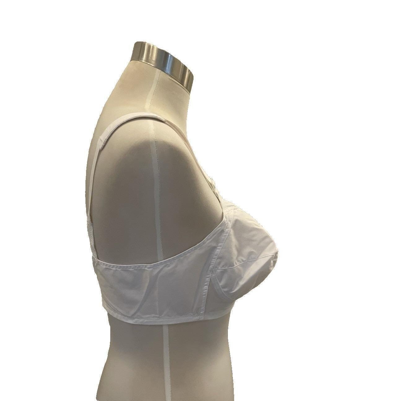 Retro Vtg NOS White Exquisite Form Pointy Bullet Bra 36 B Pinup Girl NIP New