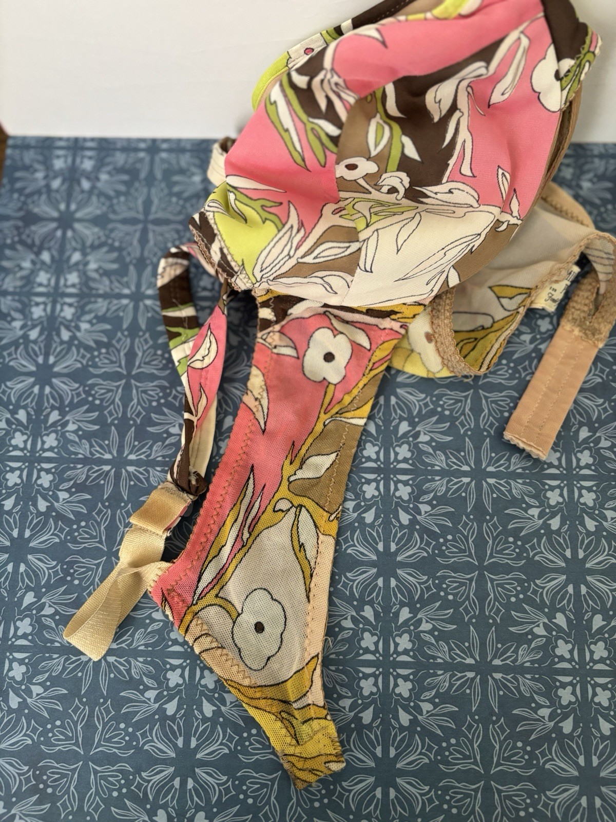 Vtg Emilio Pucci for Formfit Rogers Bra 32-C Late 60s/Early 70s *Well-Loved READ