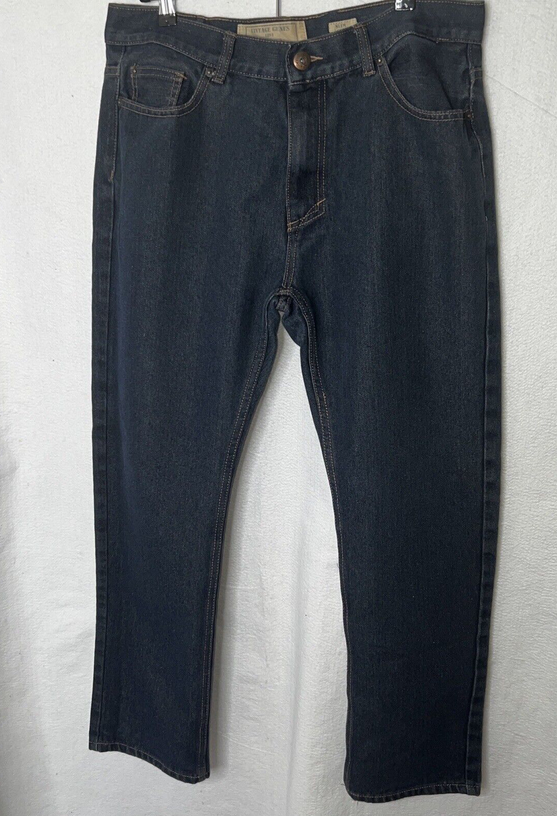 Vintage Genes 1891 Lived In Denim Slim Women’s Size 18W Dark Blue Cotton