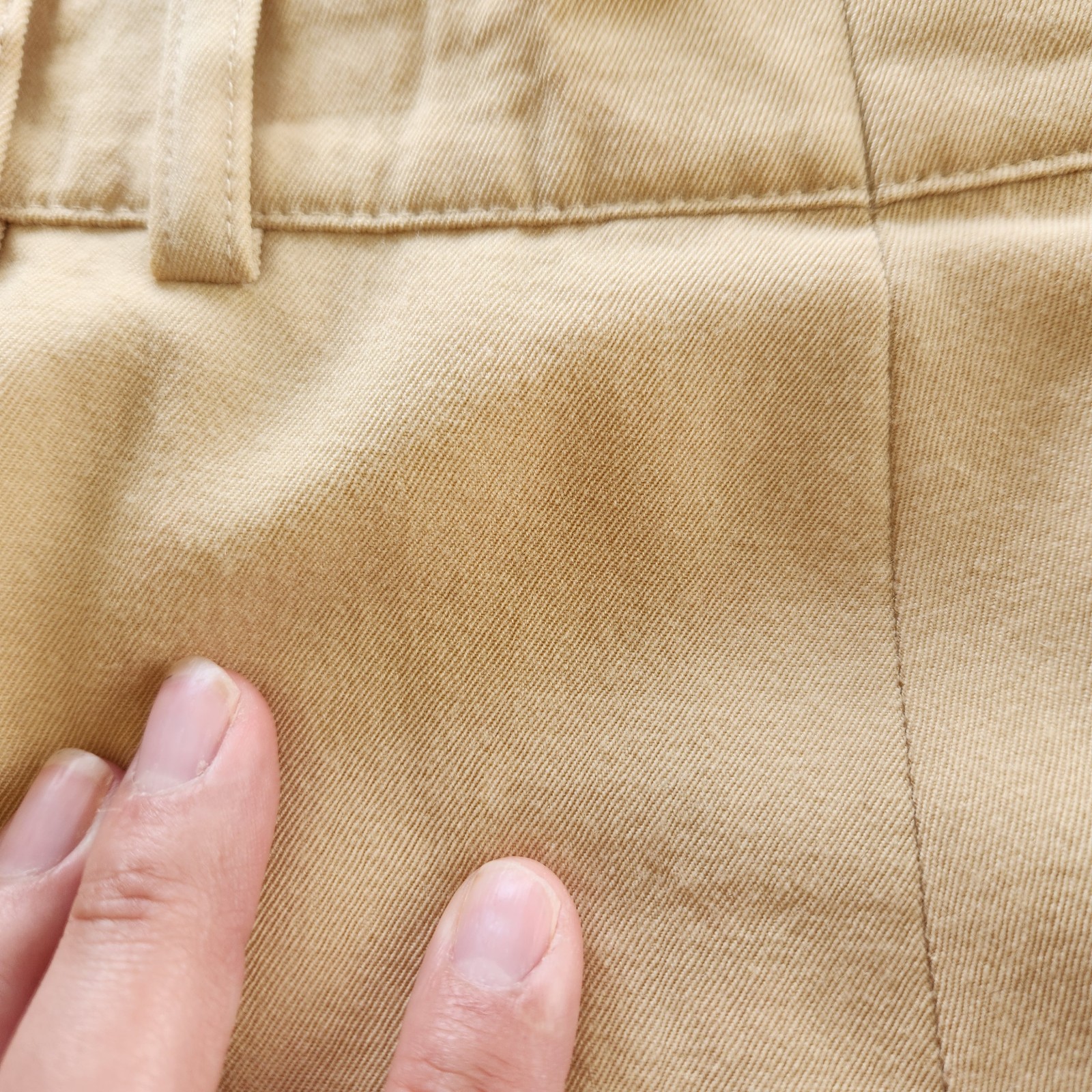 VTG 80s 90s Escada Women Wool Pleated Trouser Pant Sz 44 Camel Quiet Luxury