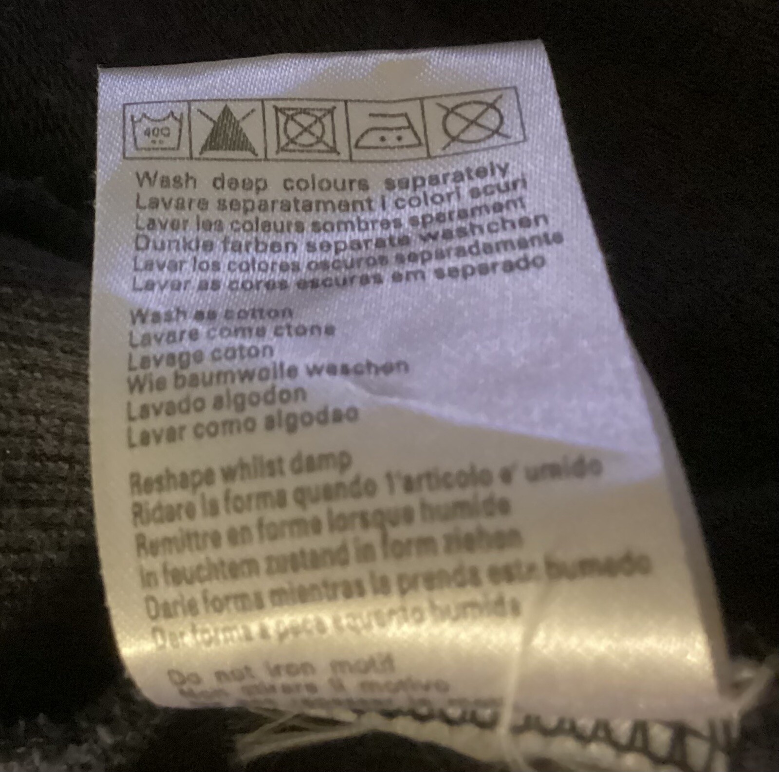 Ellesse Petite/Small Vintage Blue & White Zip Jacket Hoodie