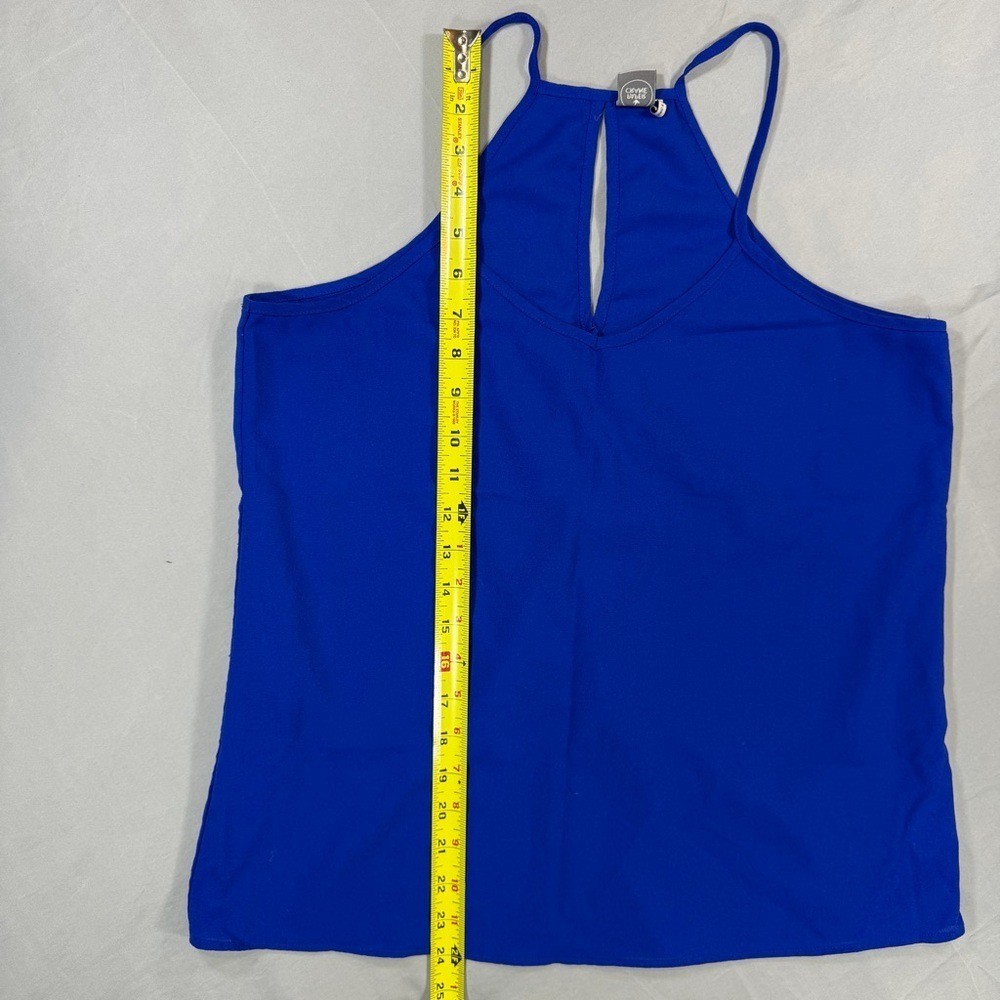 Chic and Sophisticated Paper Crane Royal Blue Camisole Top Sz Medium