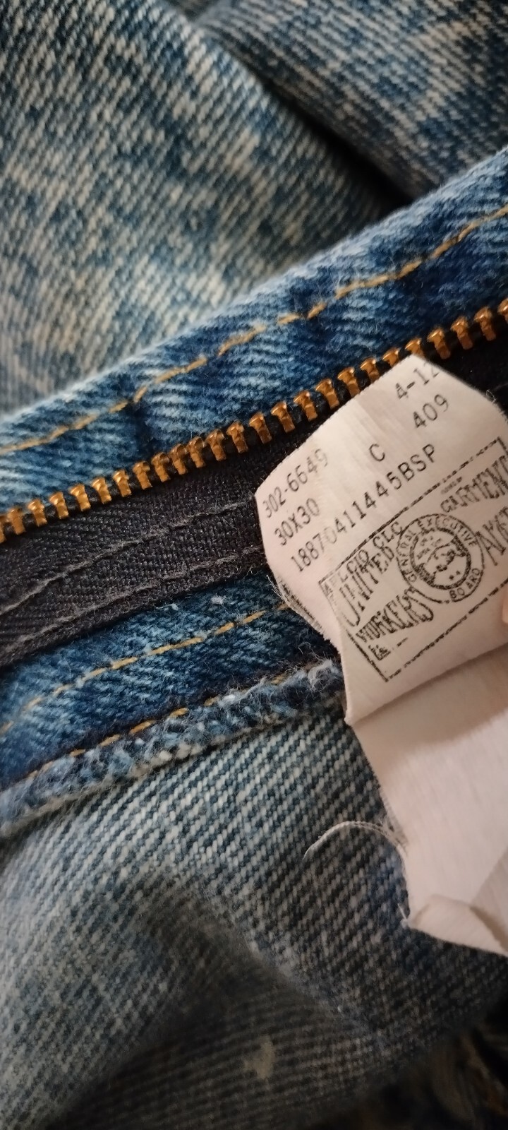 Women&rsquo;s Vintage Lee Acid Washed Retro Jeans Size 13 Medium Made in USA Fashion