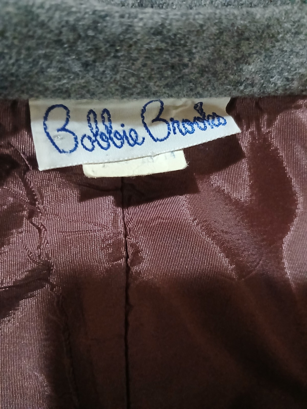 Bobbie Brooks Vintage Grey Kids 13/14 Adult 2XS Wool Perfect for School Uniform