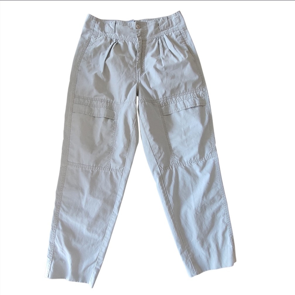 Vintage 80s State Of The Art Pleated Khaki Women&rsquo;s Trouser Pants Size 11/12