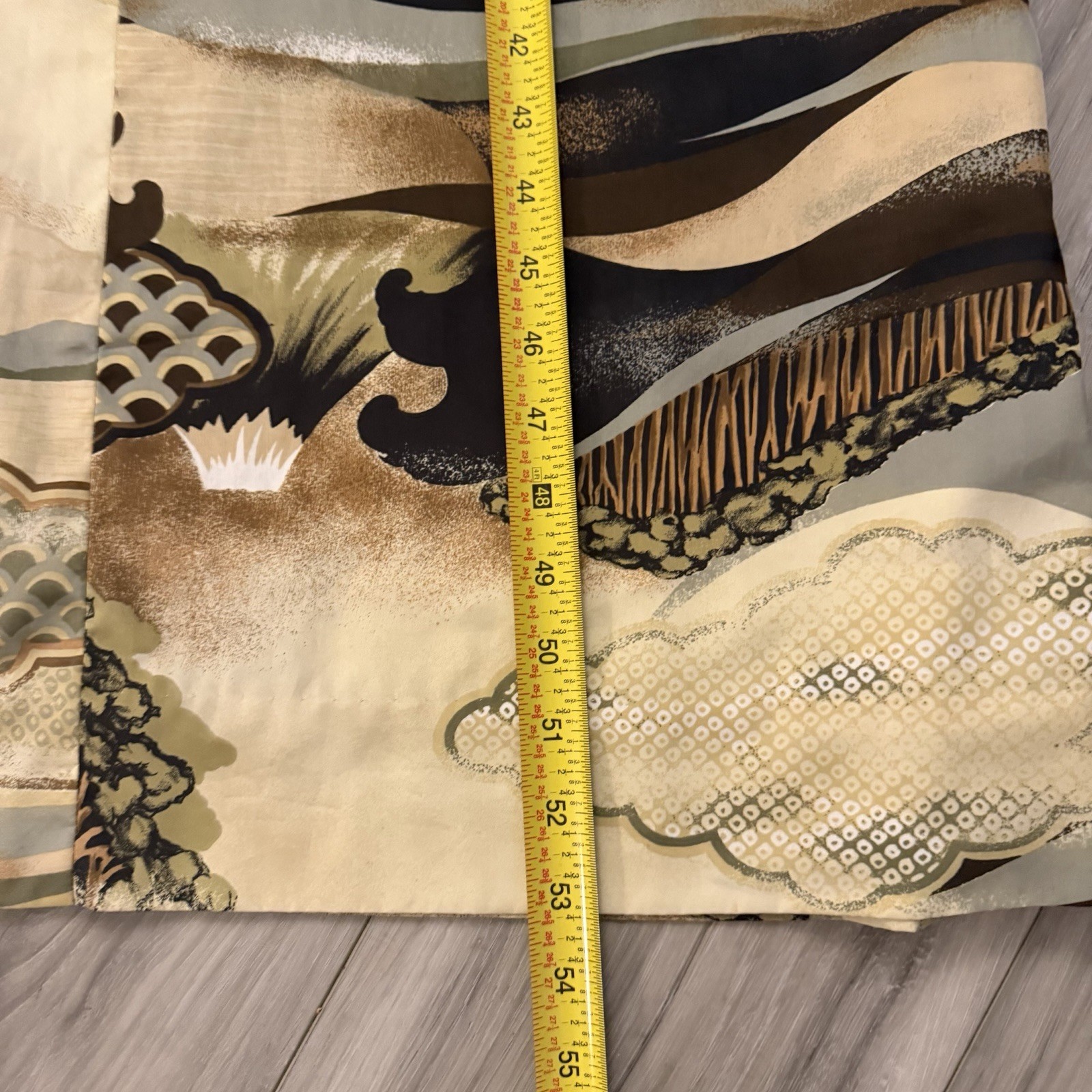 Vintage Alice Of California Earthy Tones Maxi Dress Size S / M Long Sleeve READ