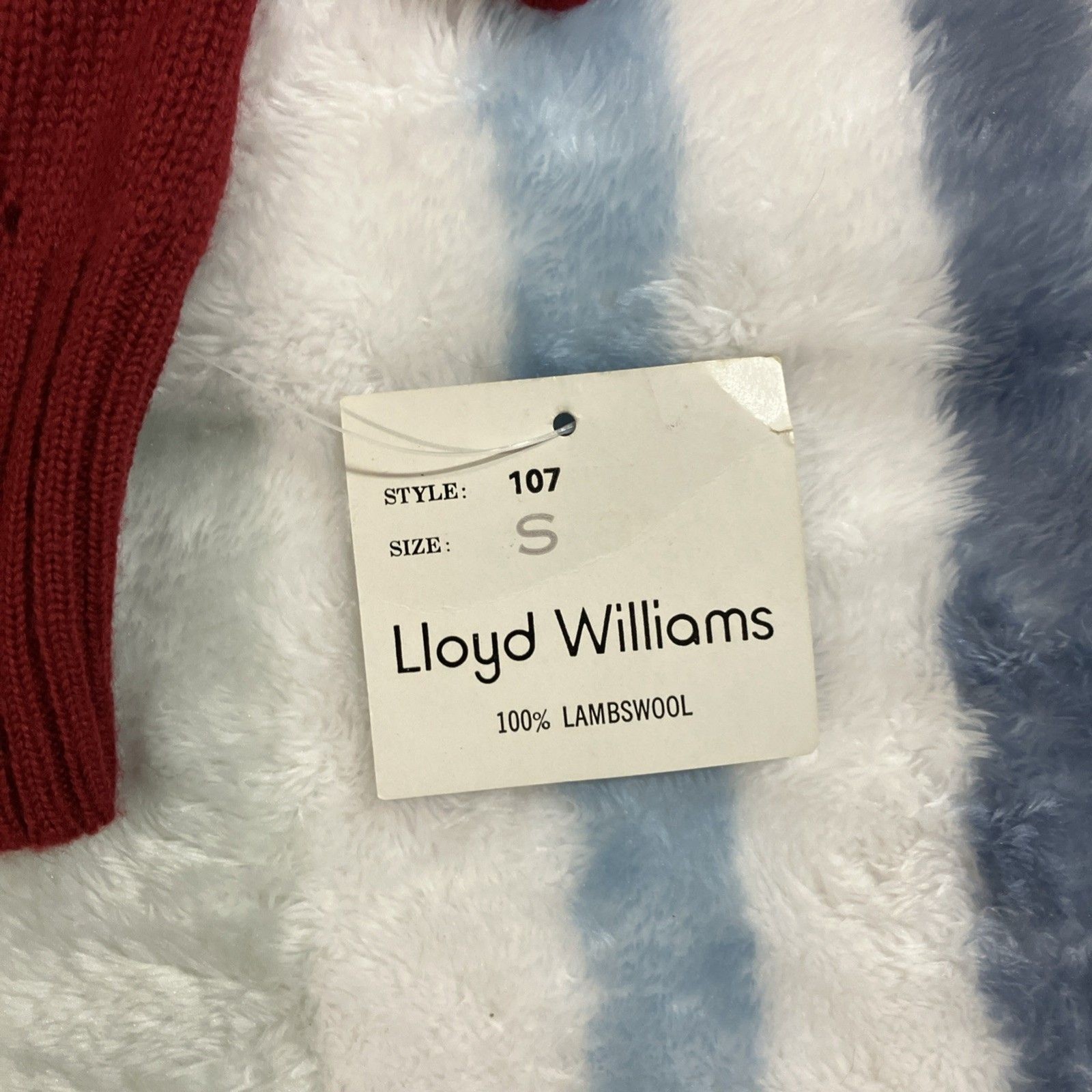 Vtg Lloyd Williams Sweater Womens Small Lambs Wool Argyle Puff Shoulder Vtg 715