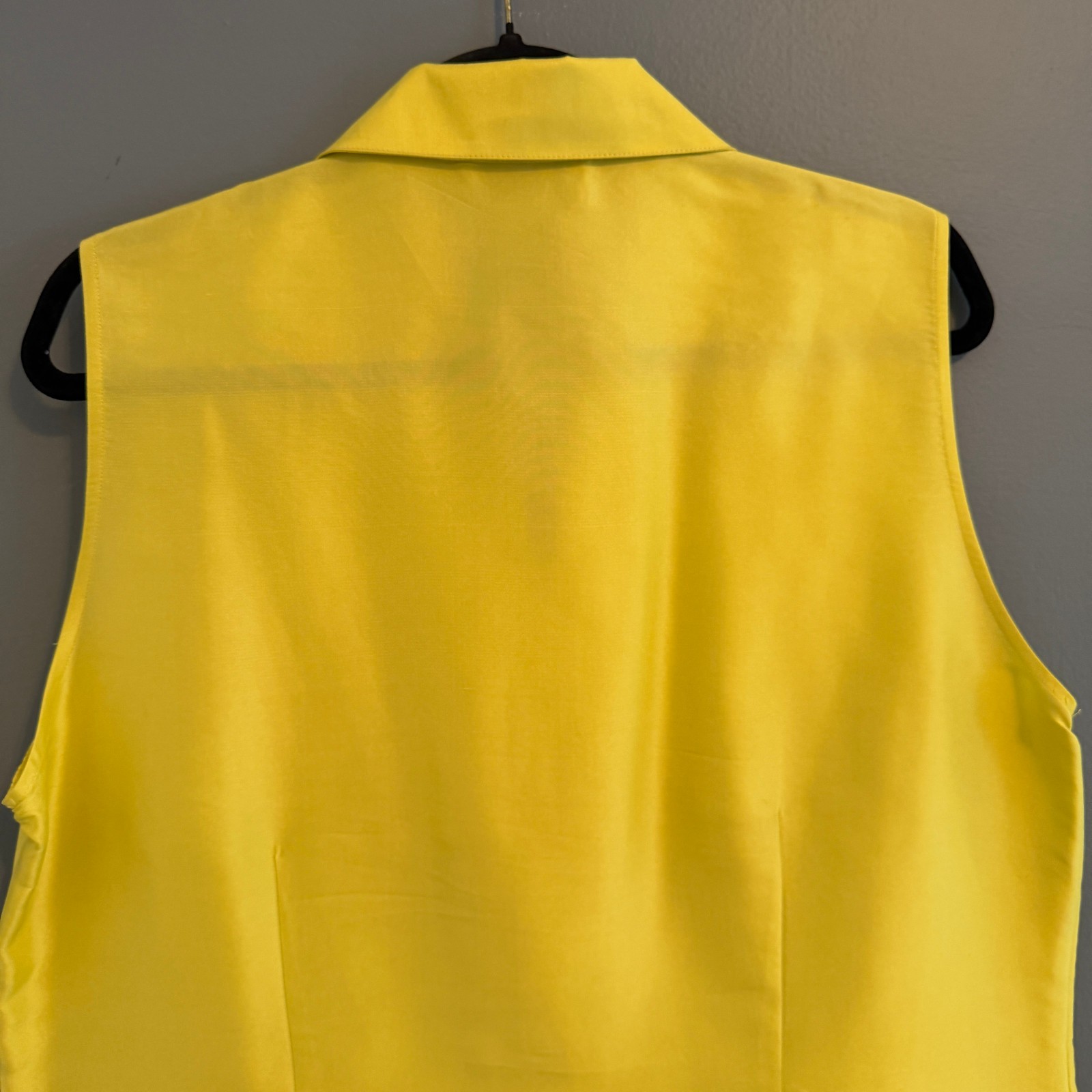 Vtg Robbie Bee Silk Sleeveless Solid Lime Blouse & Floral Pant Both SIZE 16