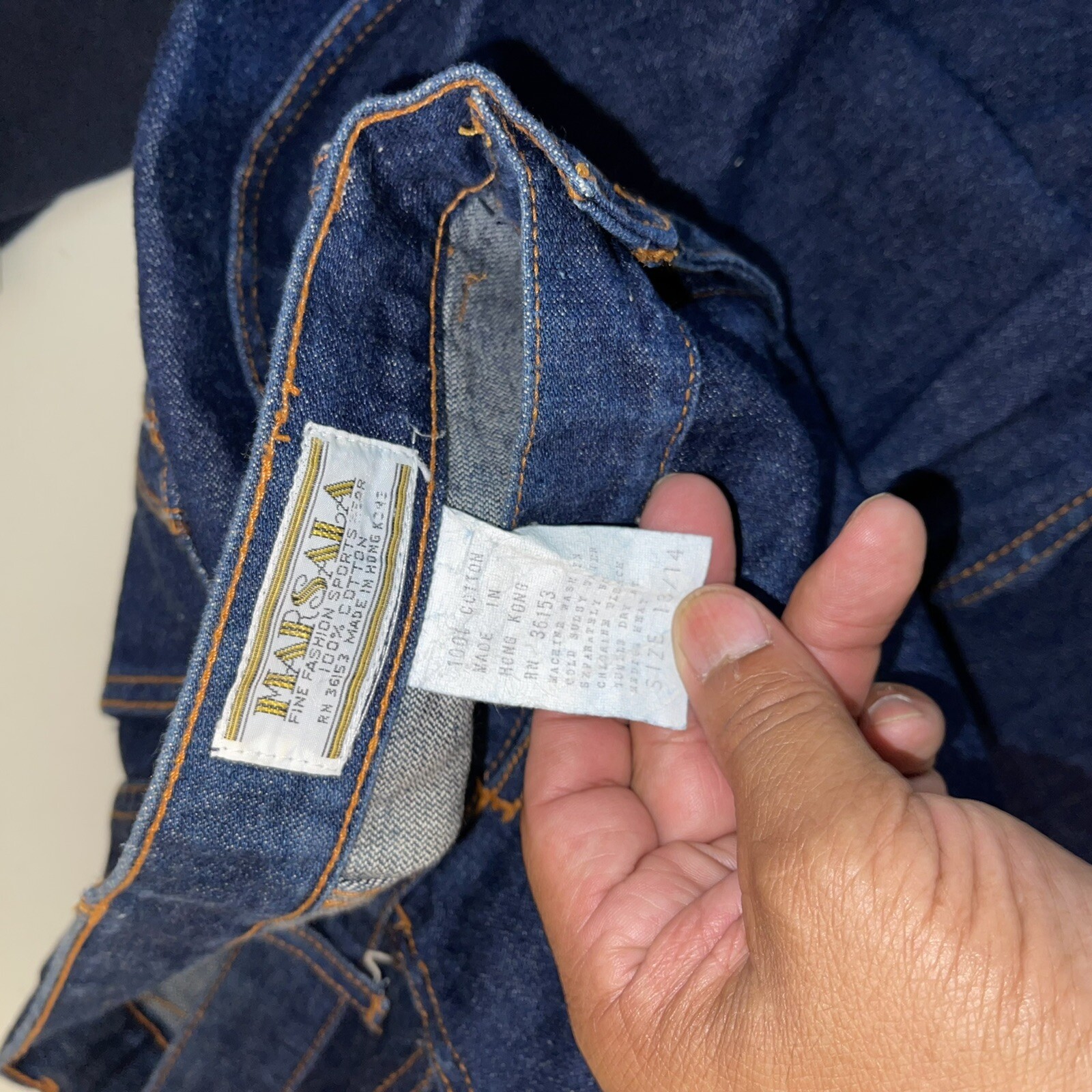Vintage High Waist Marsala Fine Fashion Sports Wear Jeans 13/14 29×30