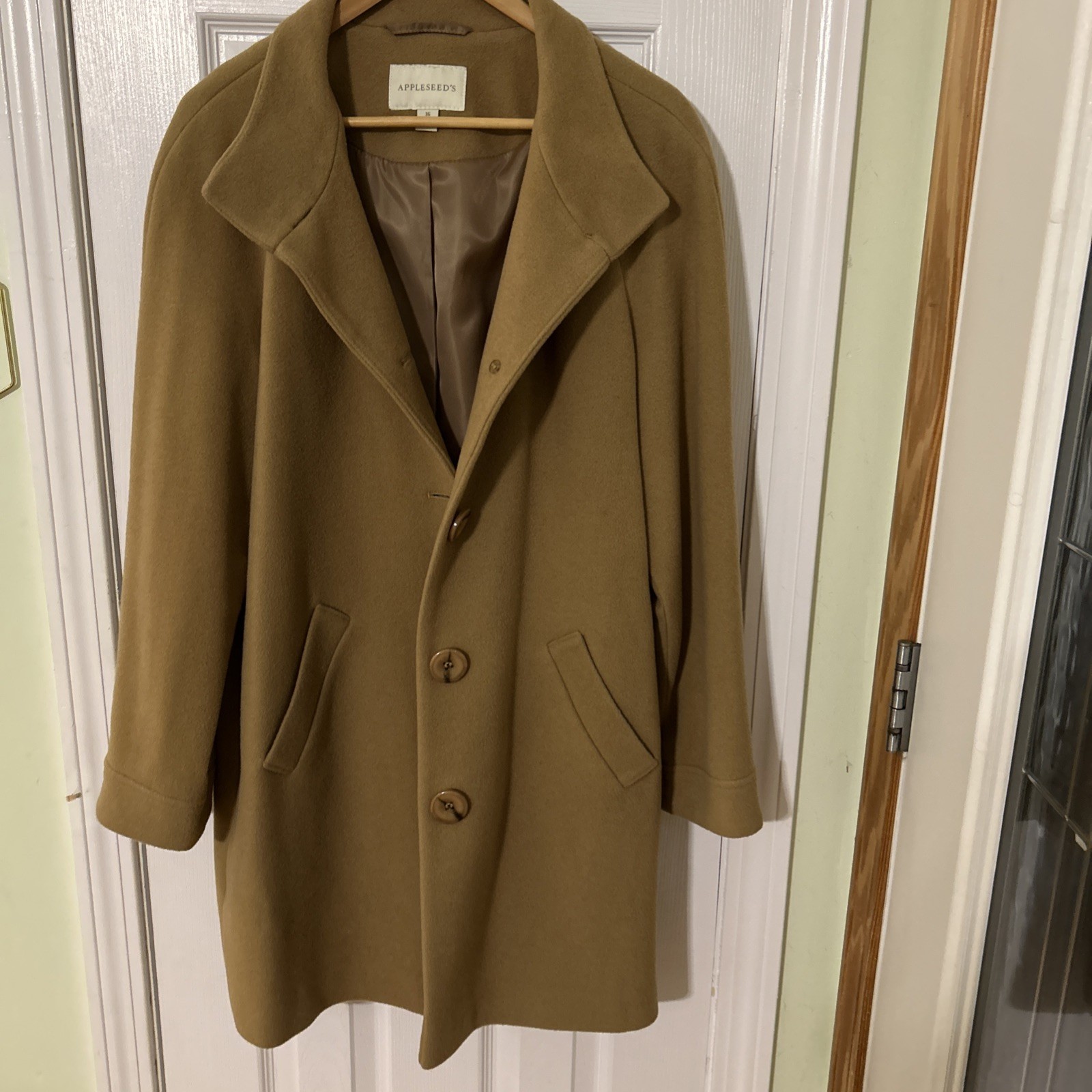 VTG Swing Coat Side Pockets APPLESEED&rsquo;S Petite Wool/Mohair/Alpaca Size 16
