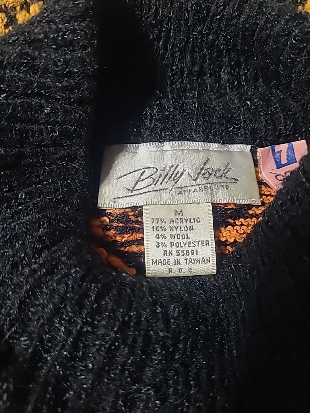 Vintage 80s Billy Jack Rainbow Knit Sweater Column Dress Valley Girl New Wave M